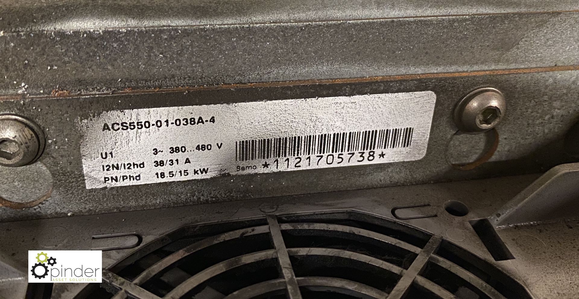 ABB ACS550-01-038A-4 Variable Speed Drive, 18.5/15Kw, 38A, IP21 (EY218/0001) (please note there is a - Image 2 of 2