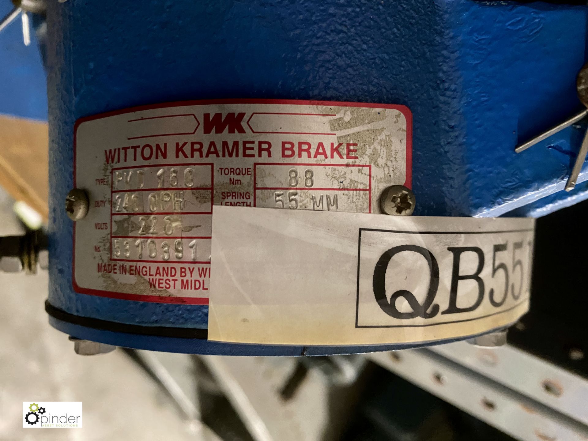 Witton Kramer Brake (QB55/0004) (please note there - Image 2 of 3