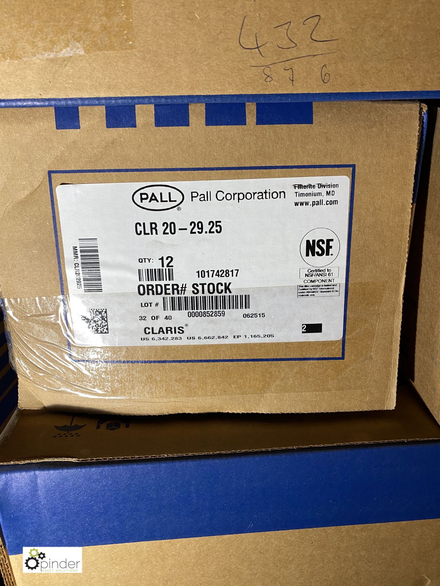 Approx 45 boxes Pall Corporation CLR20 Filters, 29.25in, to pallet (please note there is a lift - Image 3 of 3