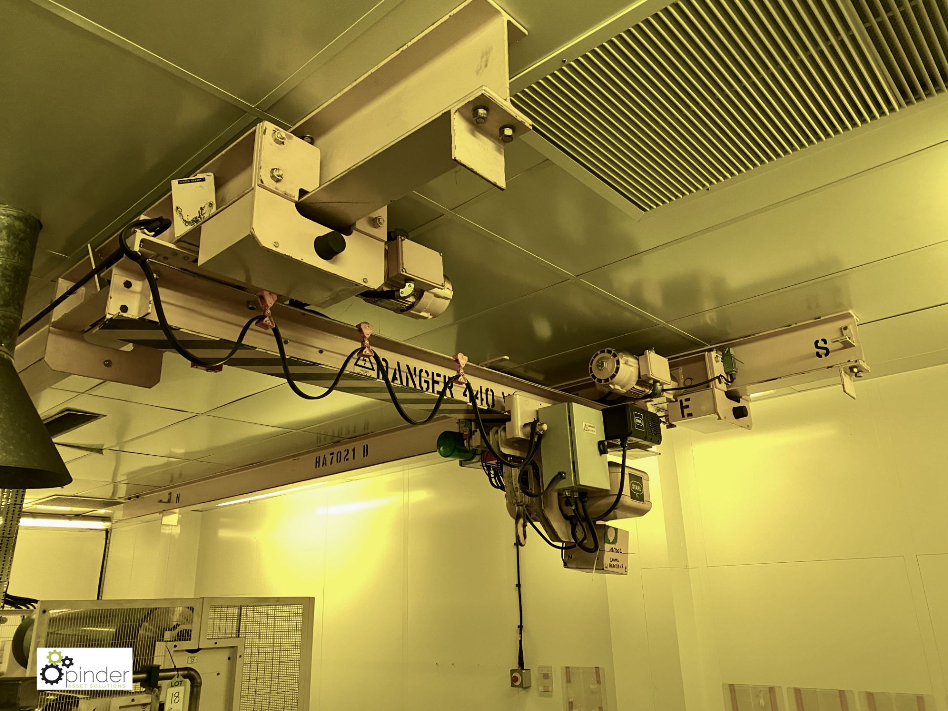 Suspended Overhead Travelling Crane Installation, - Image 2 of 5