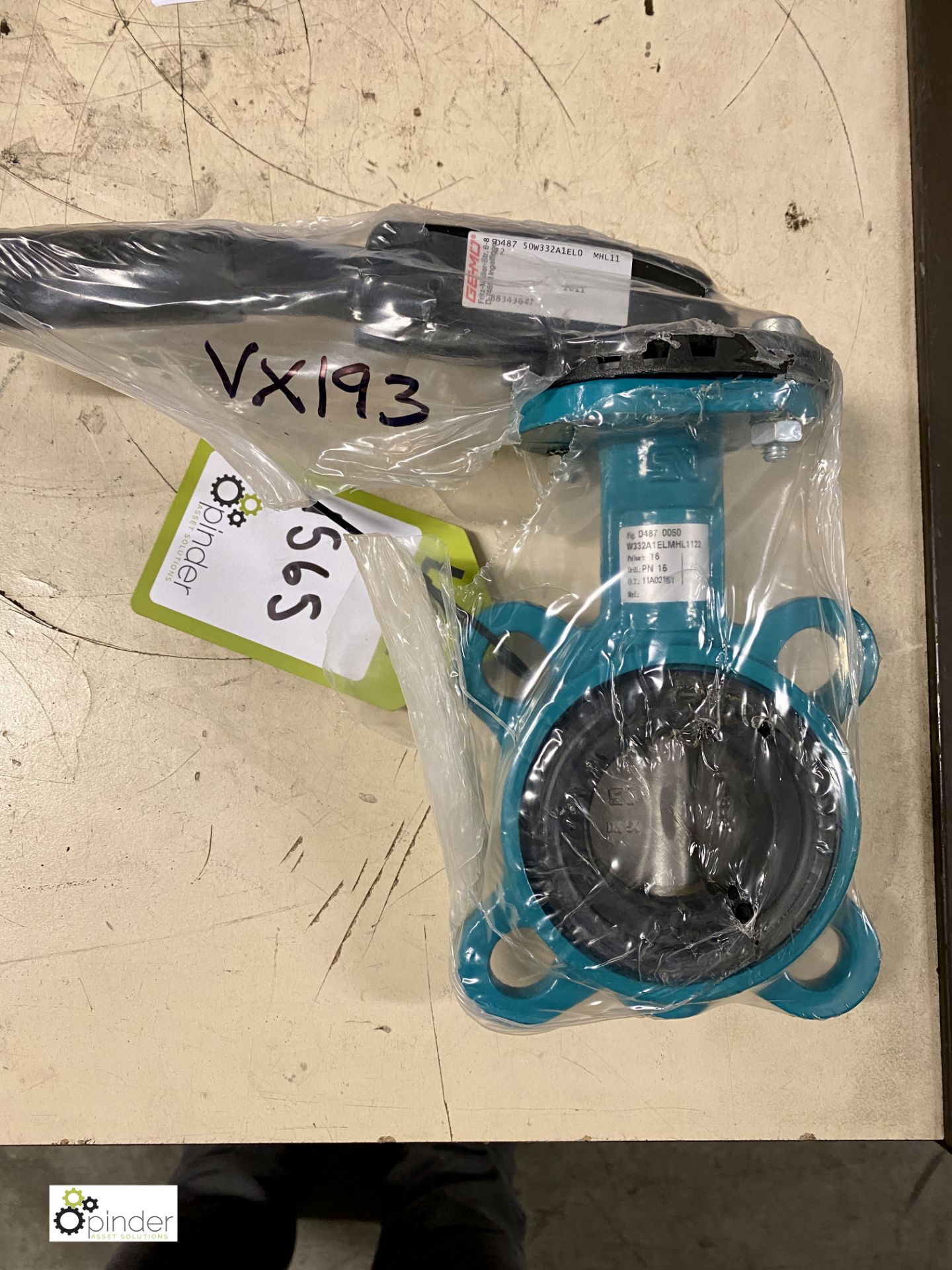 Interapp (Gemu) DN50 manual Butterfly Valve, Despo