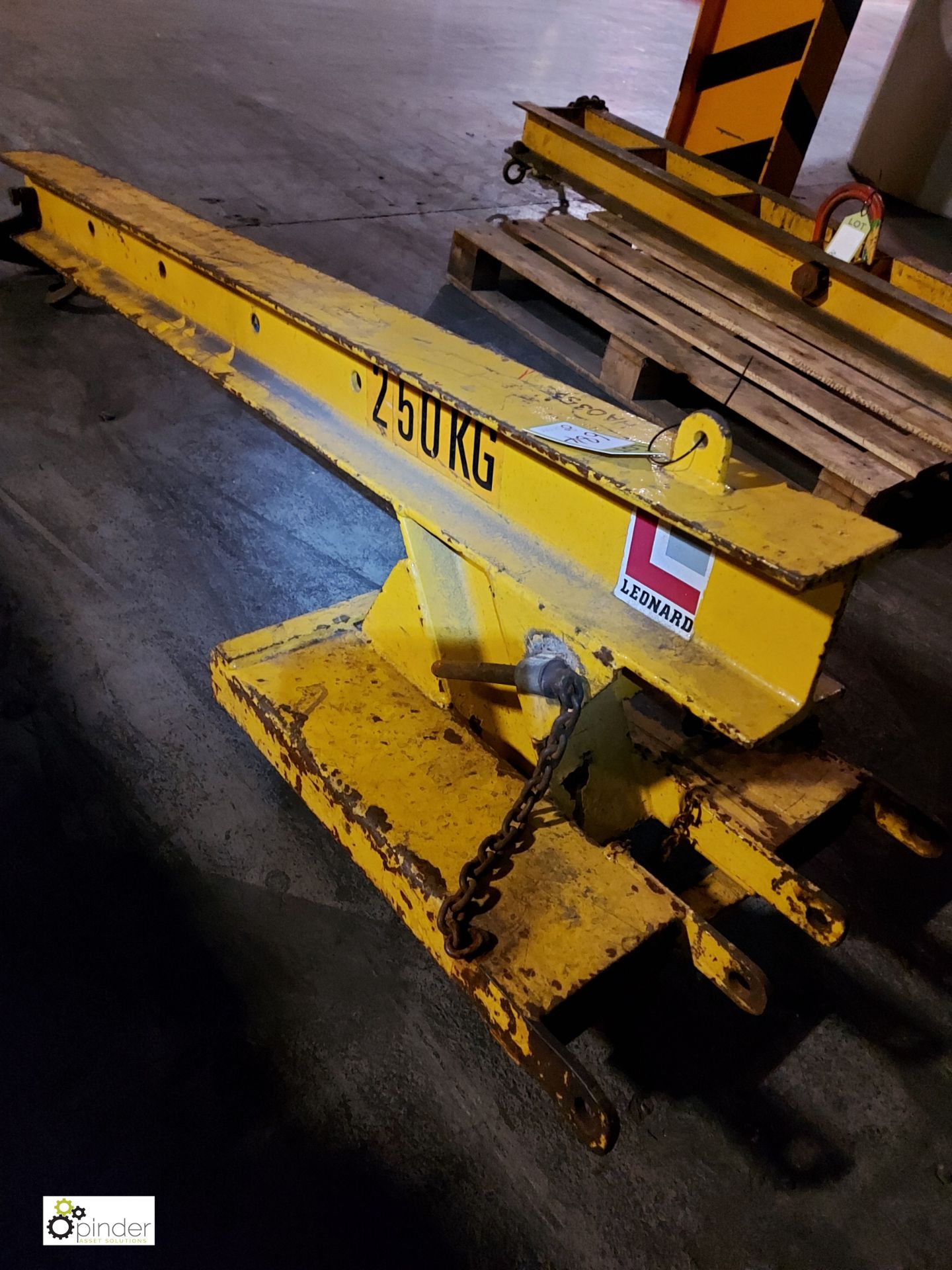 Leonard forklift truck FM Jib, 1tonne x 72in (please note there is a lift out fee of £5 plus VAT - Image 2 of 2