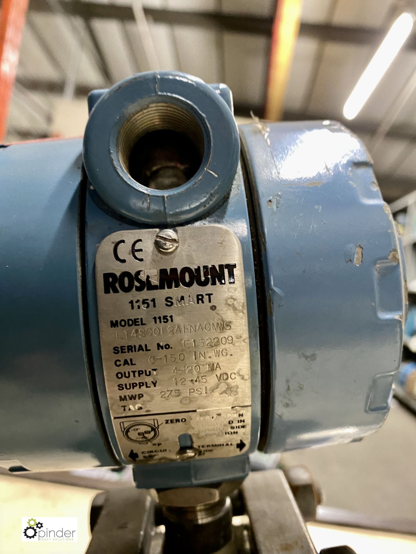 Rosemount 1151 Smart Pressure Transmitter LT4SCOF2 - Image 3 of 4