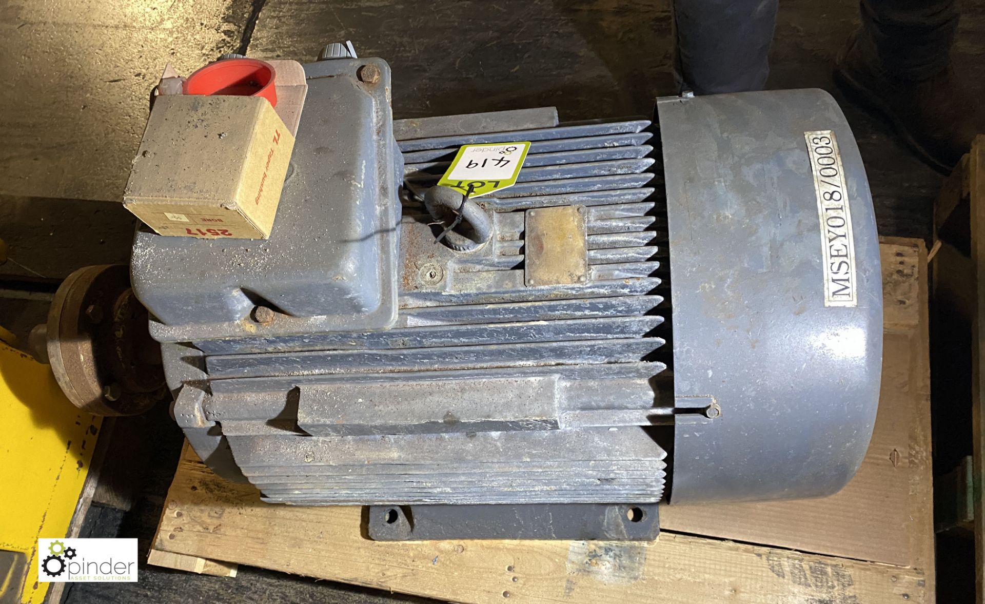 Vem Electric Motor 36/43Kw, 1475/2945rpm, IP55 (MSEY018) (please note there is a lift out fee of £ - Image 3 of 3