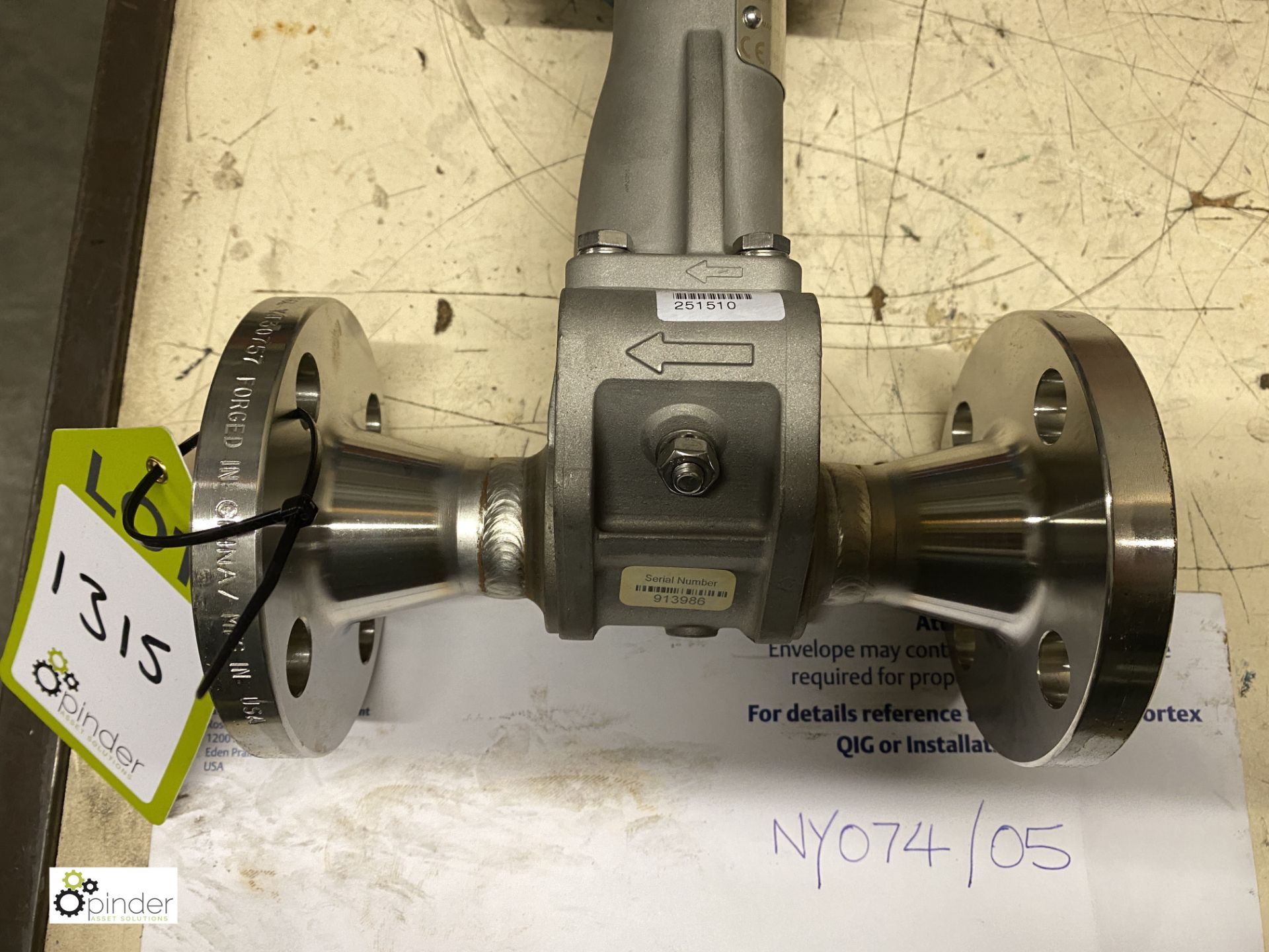 Rosemount Vortex flowmeter, Model 8800DF010SA1N2D1 - Image 2 of 4