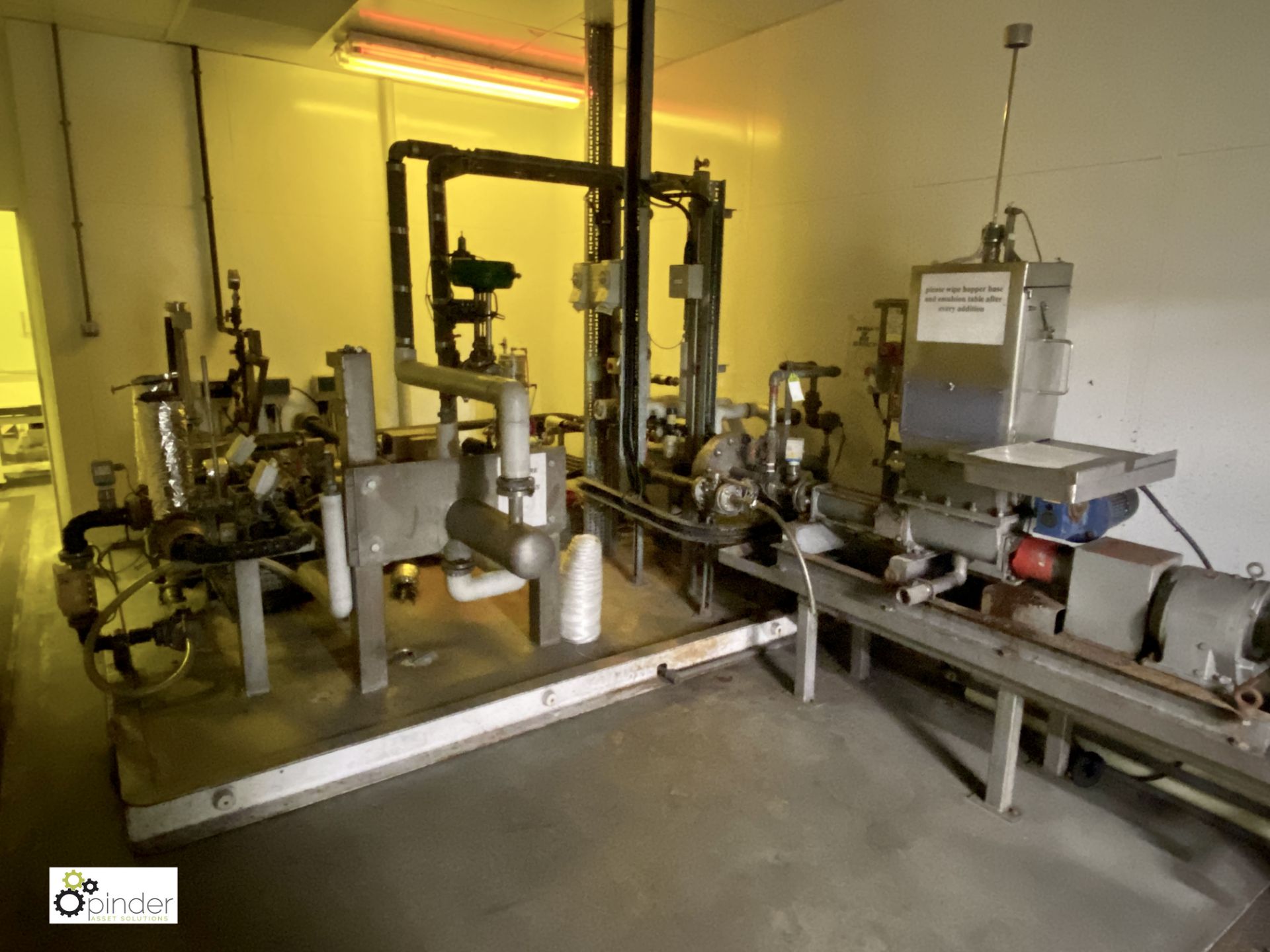 Waste Emulsion Treatment Plant, comprising pumps, - Image 2 of 14