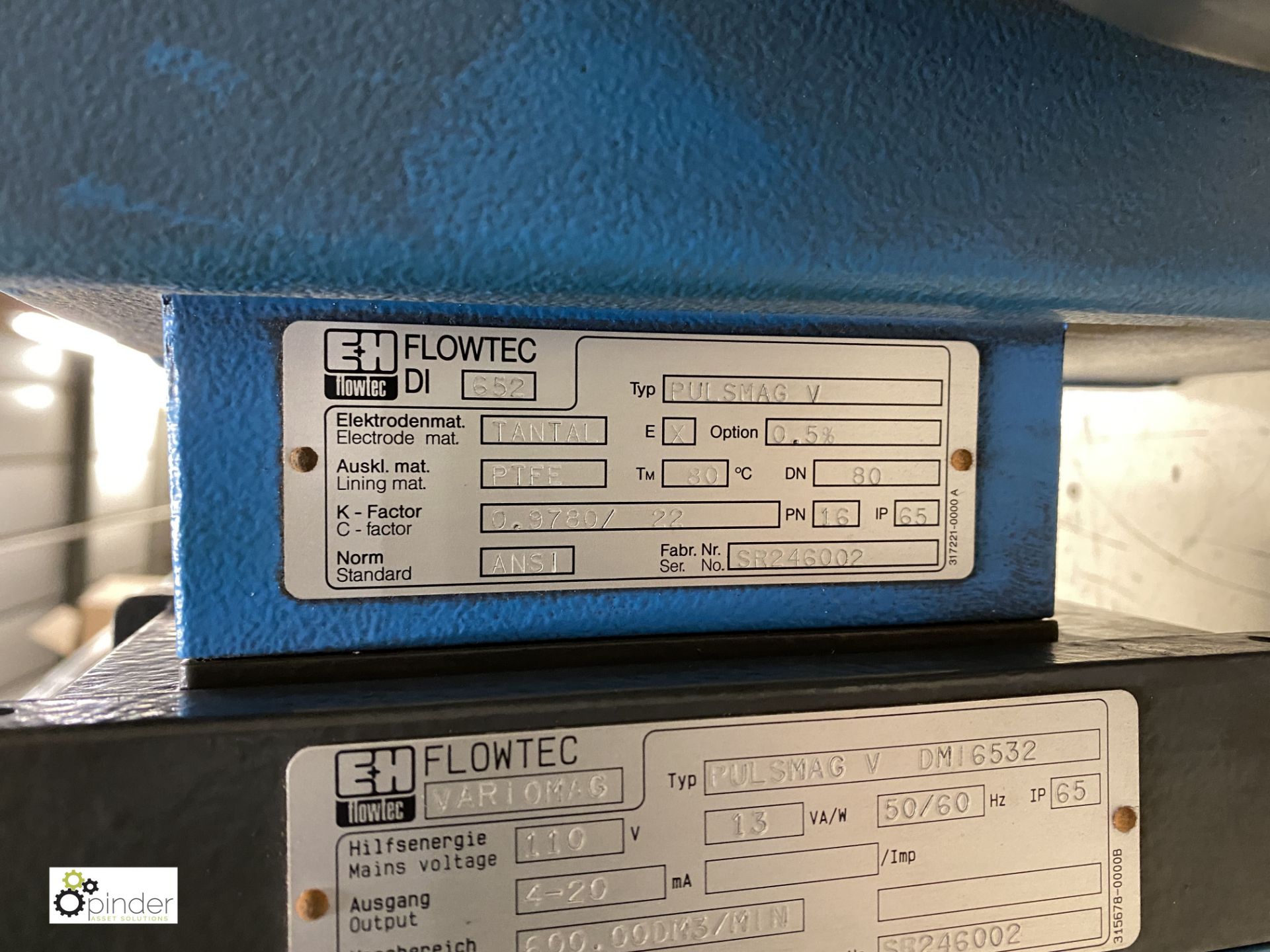 Endress & Hauser Flowtec Variomag Pulsmag V DMI653 - Image 4 of 5