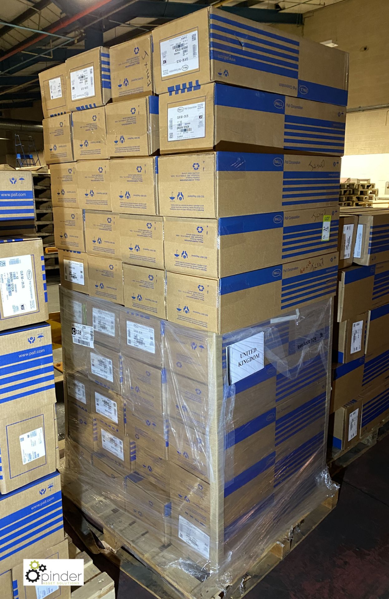 Approx 40 boxes Pall Corporation CLR50 Filters, 29.25in, to pallet (please note there is a lift - Image 2 of 3