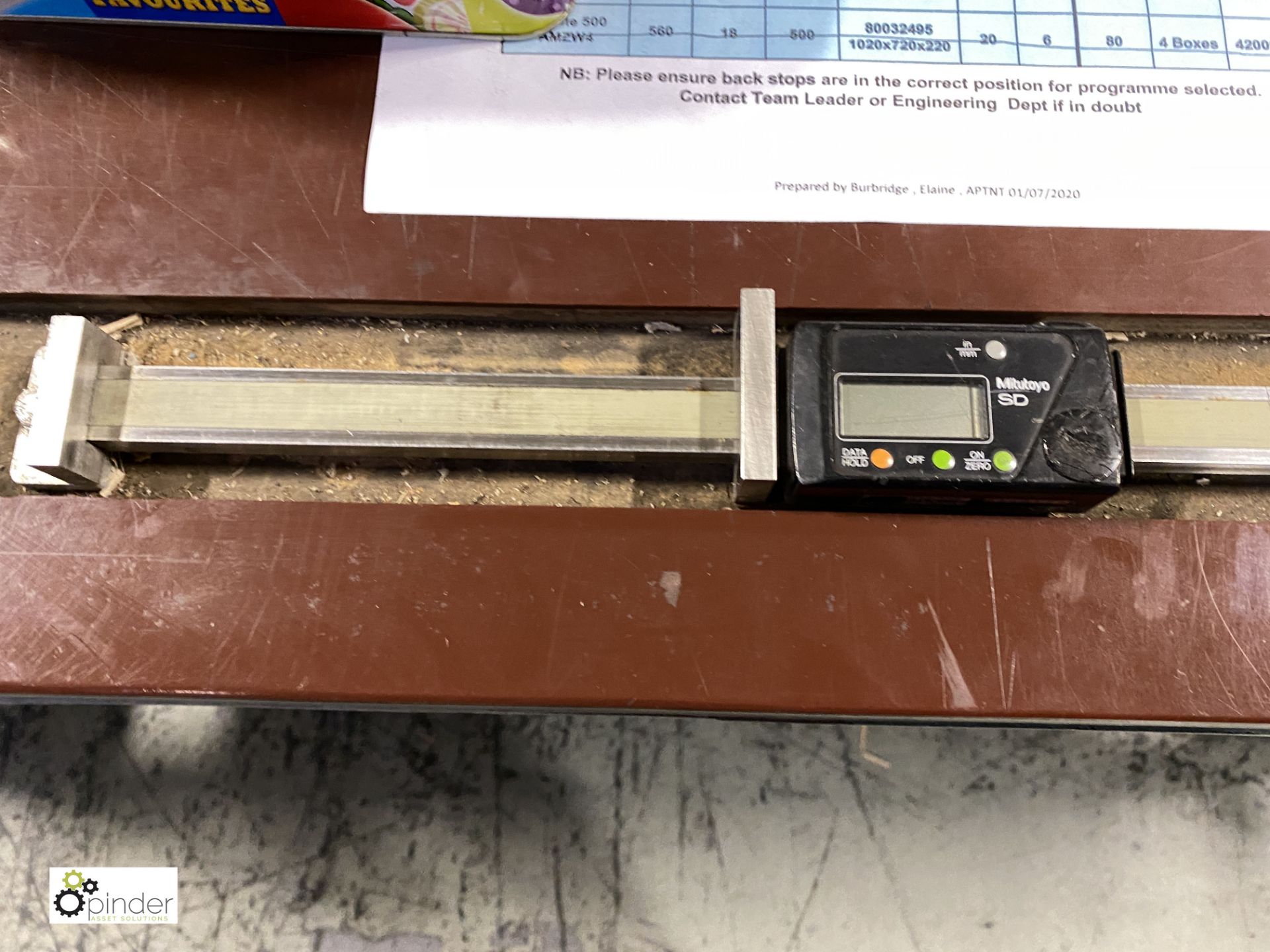 Heavy duty steel fabricated mobile Plate Measuring - Image 3 of 4