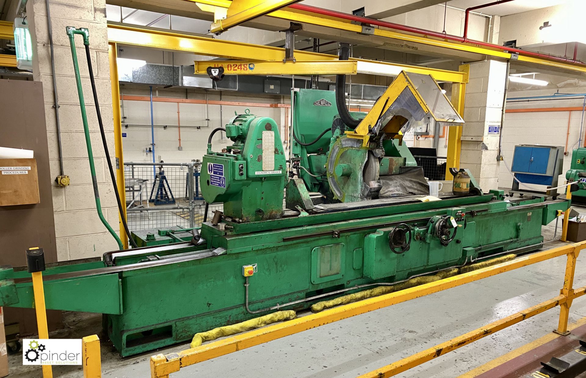 Newall ELA cylindrical Grinder, serial number 68-E