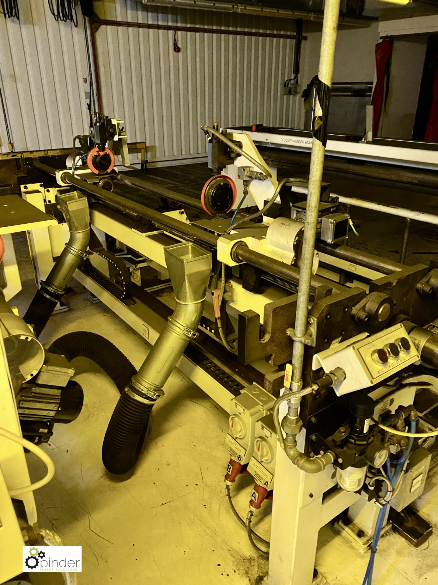 Lambert Engineering 1600mm Slitting Line, comprisi - Image 7 of 14