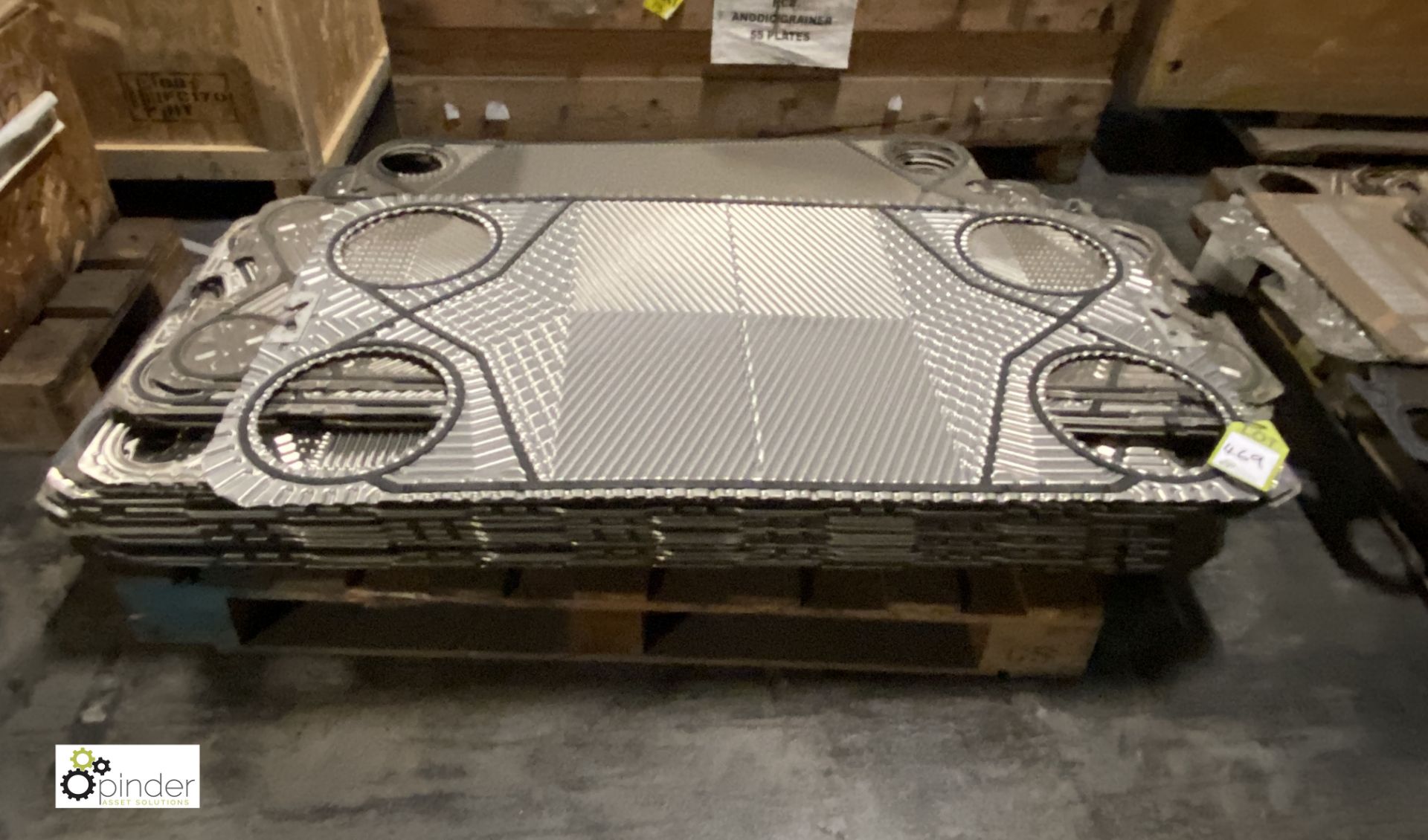 Quantity Heat Exchanger Plates, to pallet (please - Image 2 of 3