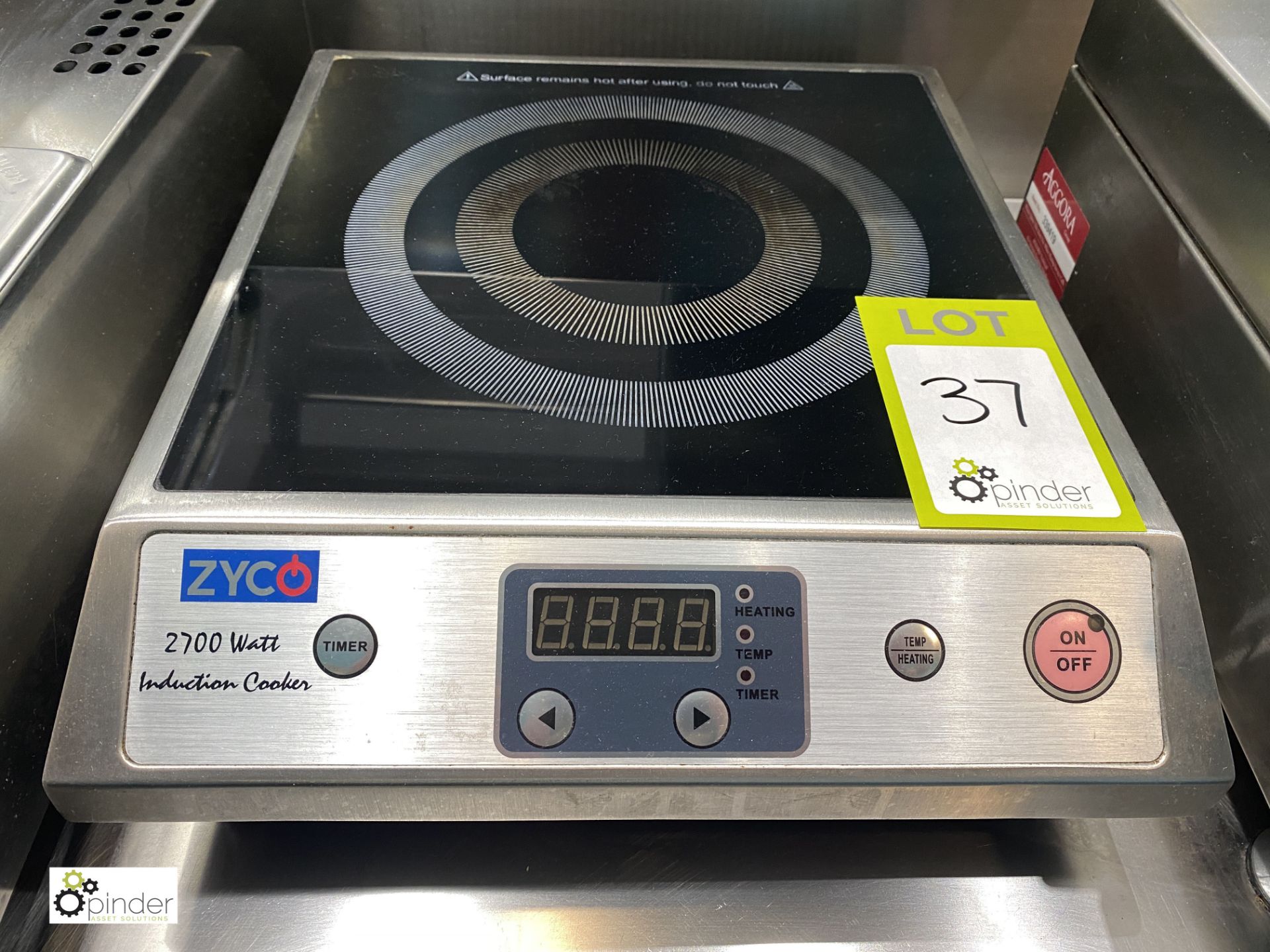 Zyco IC270 Induction Hob, 2700w, 240volts (located in Restaurant)