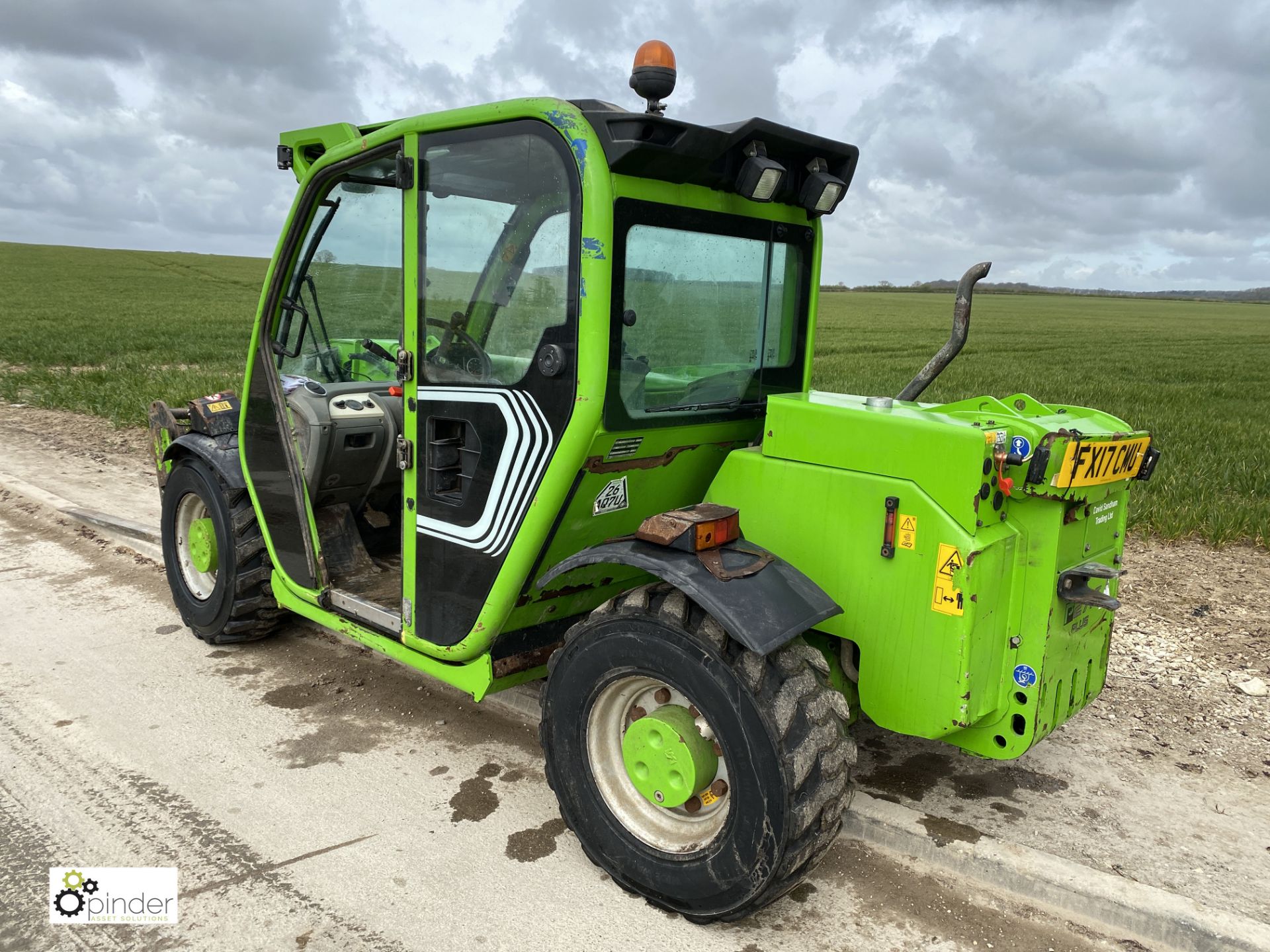 Merlo P27.6plus Telehandler, max capacity 2700kg, 3750hours, lift height 6000mm, year 2017, - Image 4 of 19