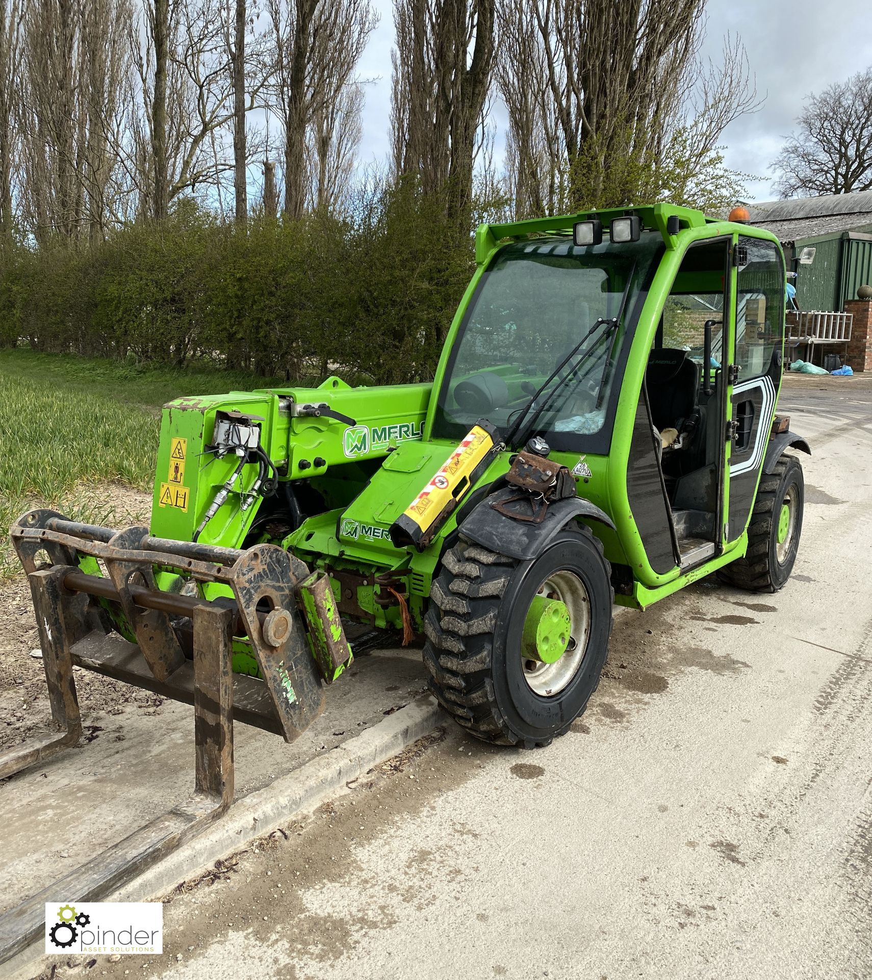 Merlo P27.6plus Telehandler, max capacity 2700kg, 3750hours, lift height 6000mm, year 2017, - Image 10 of 19