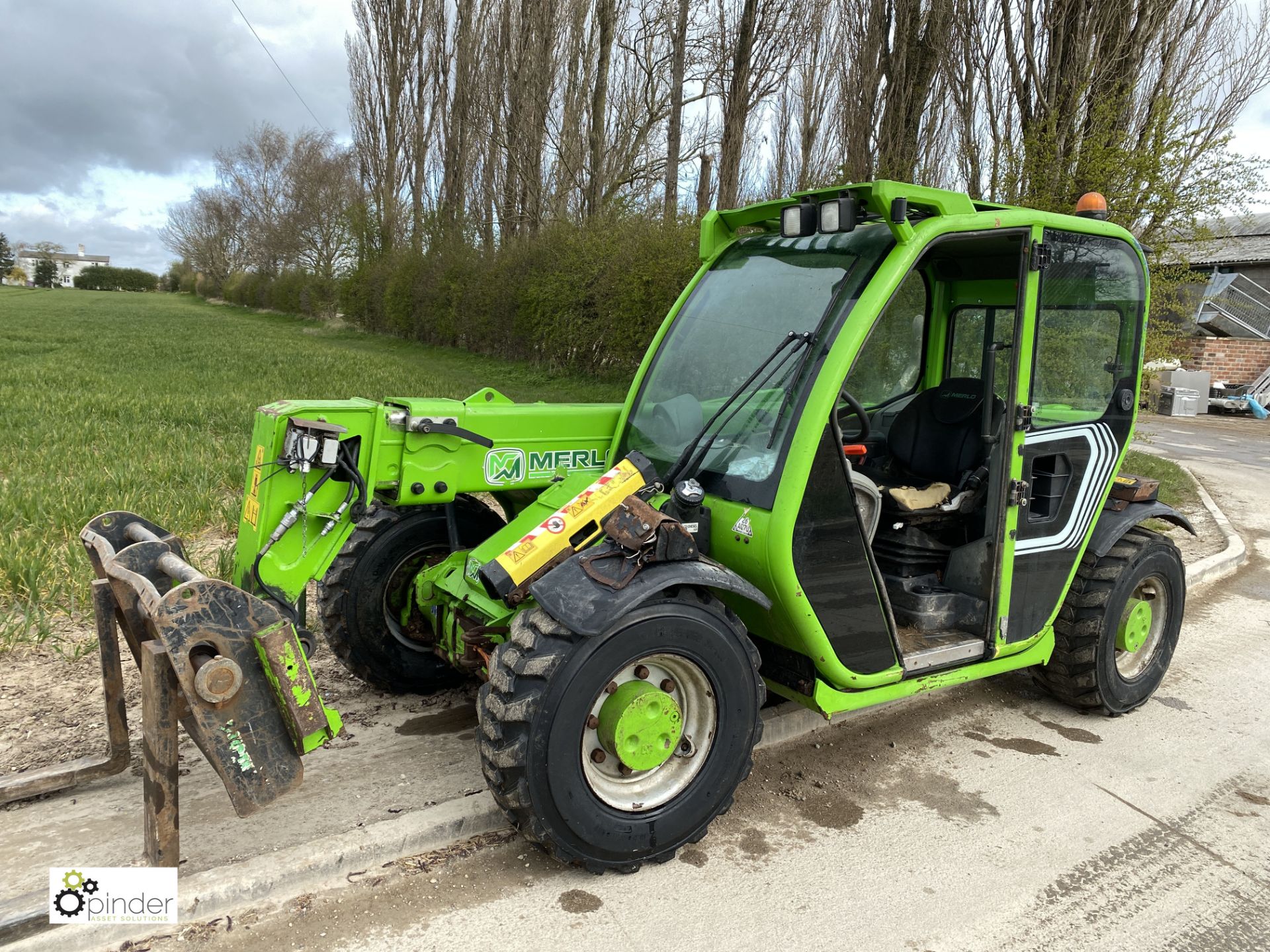 Merlo P27.6plus Telehandler, max capacity 2700kg, 3750hours, lift height 6000mm, year 2017, - Image 2 of 19