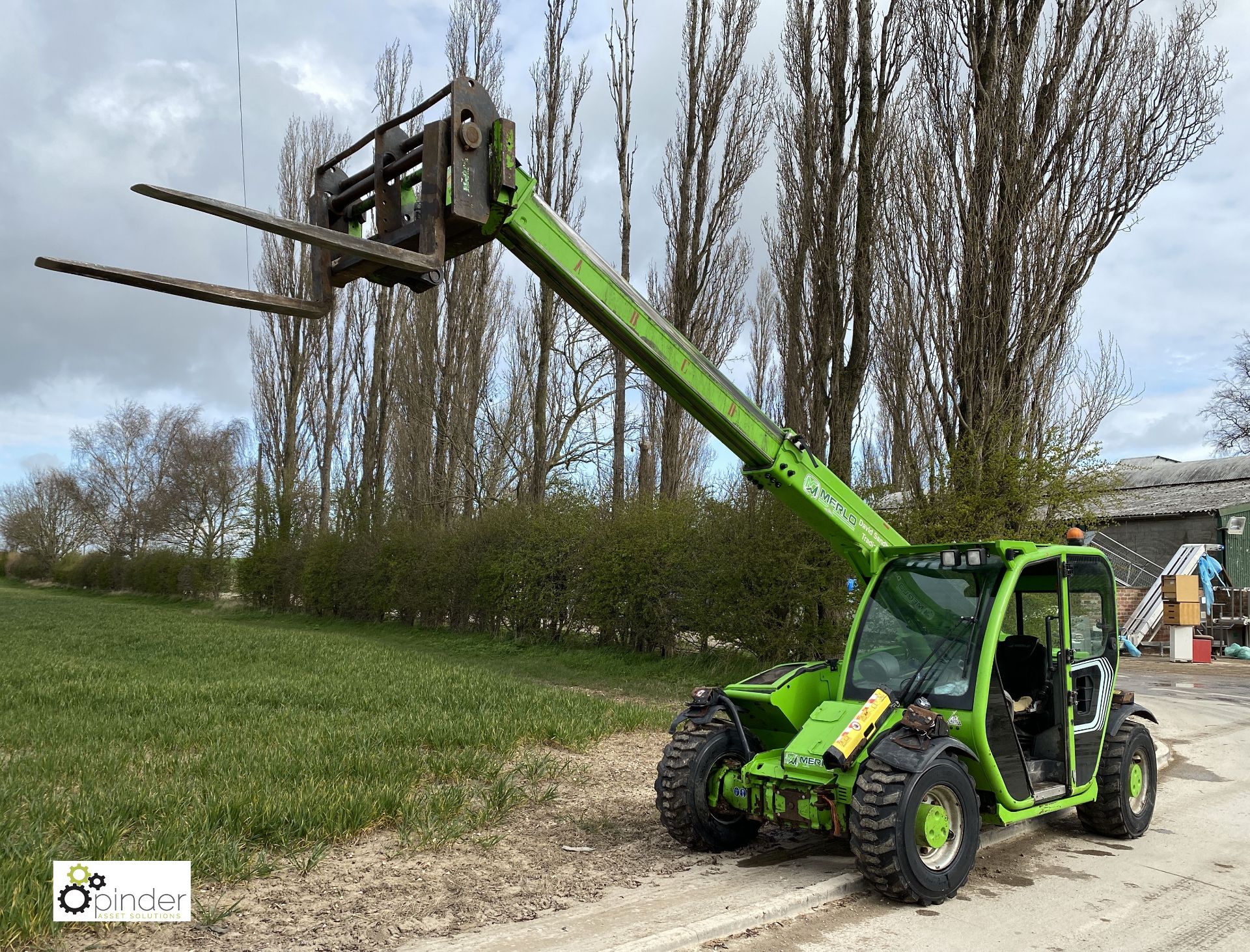 Merlo P27.6plus Telehandler, max capacity 2700kg, 3750hours, lift height 6000mm, year 2017, - Image 16 of 19