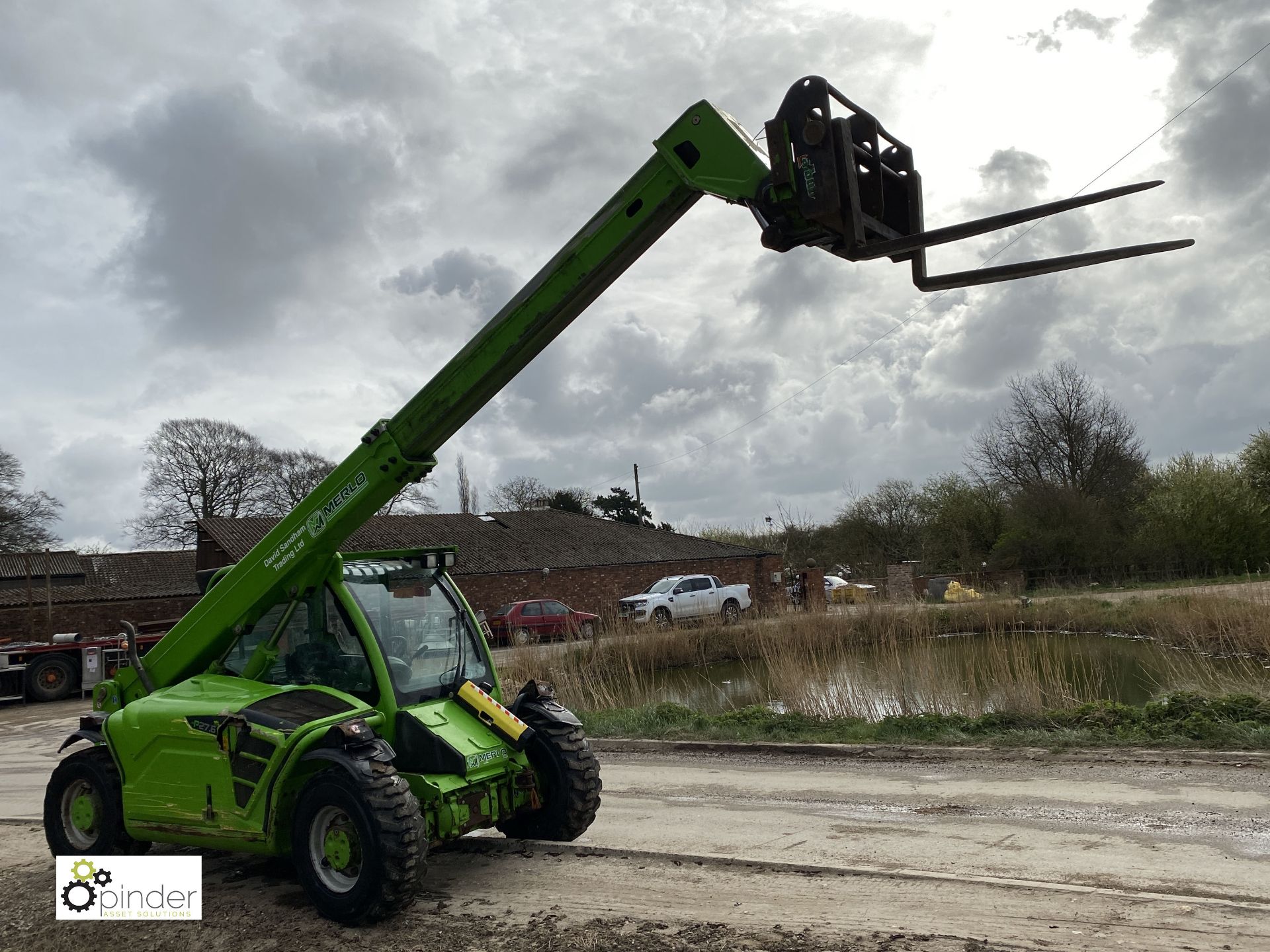 Merlo P27.6plus Telehandler, max capacity 2700kg, 3750hours, lift height 6000mm, year 2017, - Image 17 of 19