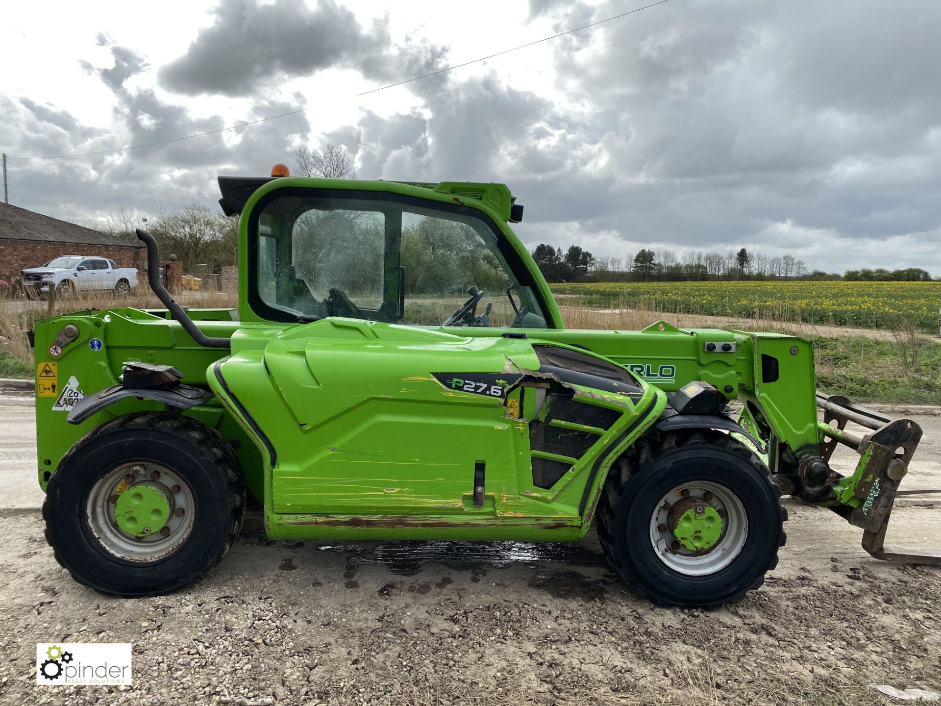 Merlo P27.6plus Telehandler, max capacity 2700kg, 3750hours, lift height 6000mm, year 2017, - Image 18 of 19