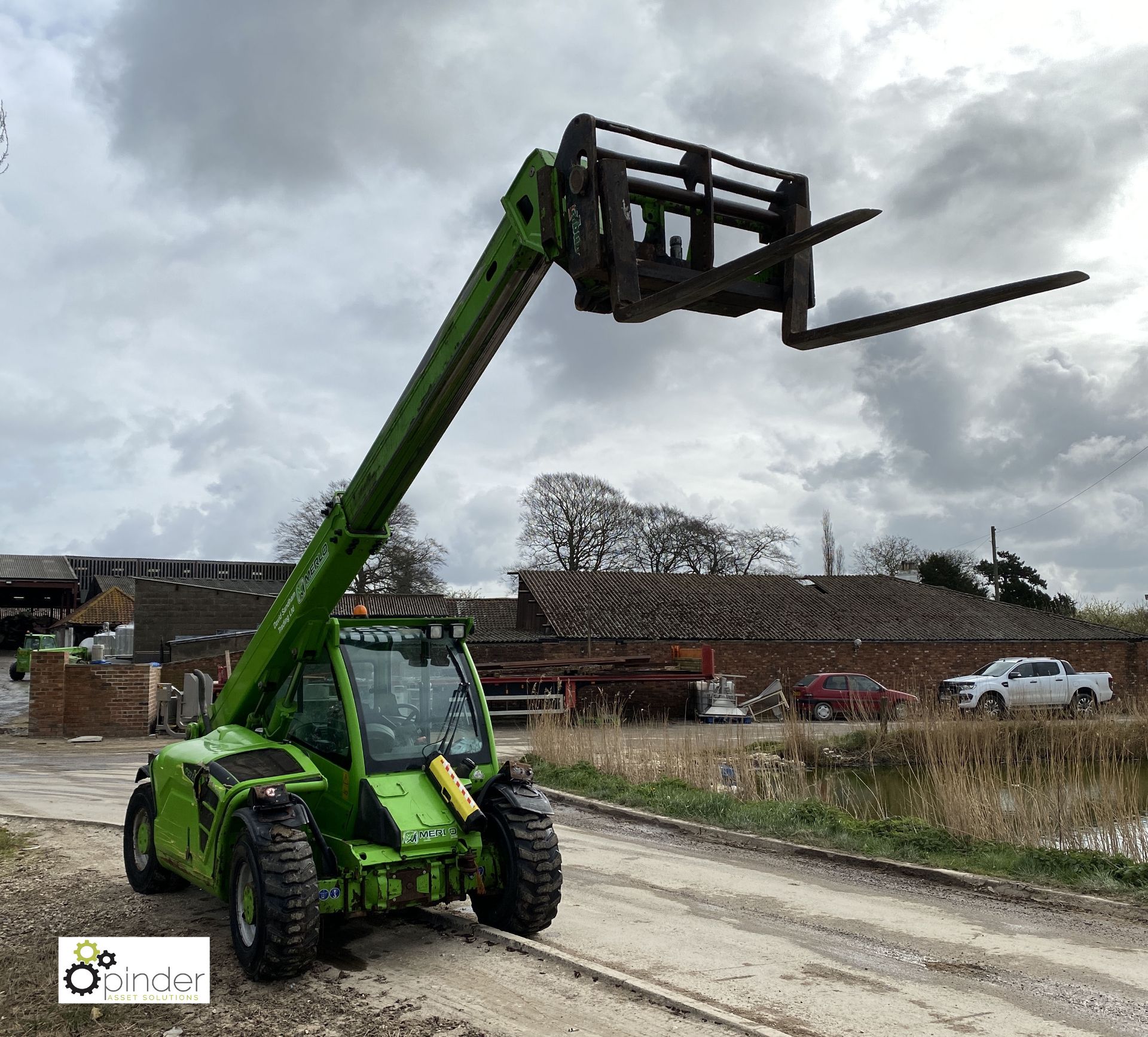 Merlo P27.6plus Telehandler, max capacity 2700kg, 3750hours, lift height 6000mm, year 2017, - Image 6 of 19