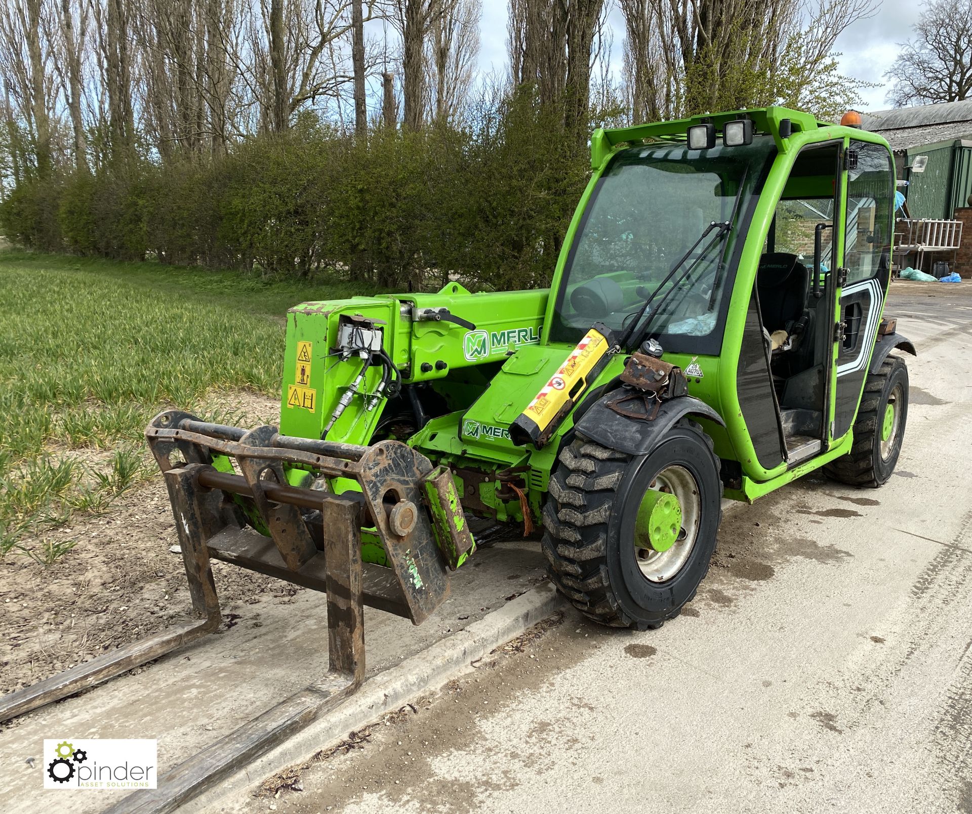 Merlo P27.6plus Telehandler, max capacity 2700kg, 3750hours, lift height 6000mm, year 2017, - Image 12 of 19