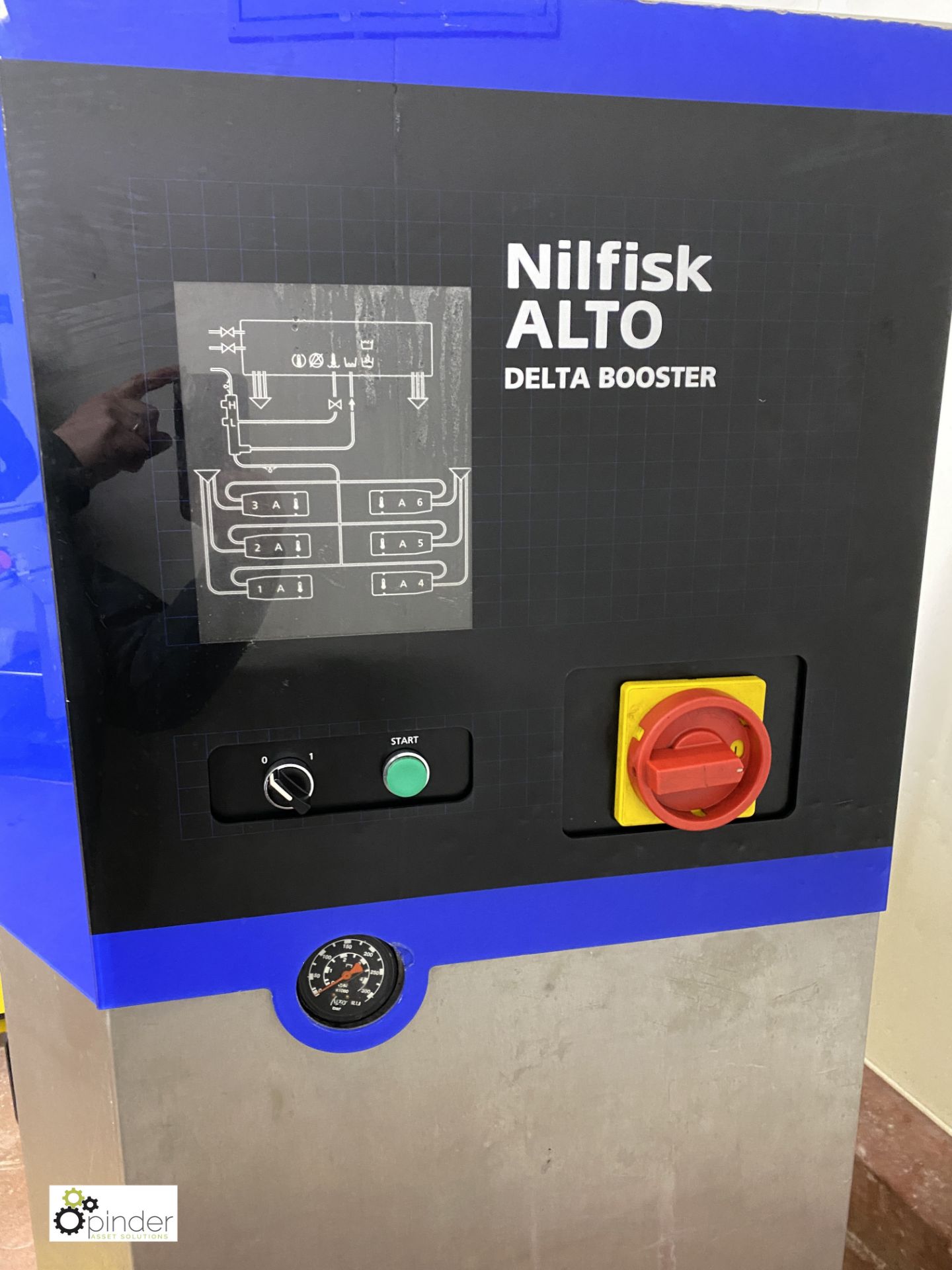 Nilfisk Alto Delta Booster 6P fixed multi pump pressure Washing System, max pressure 22.5bar (please - Image 2 of 7