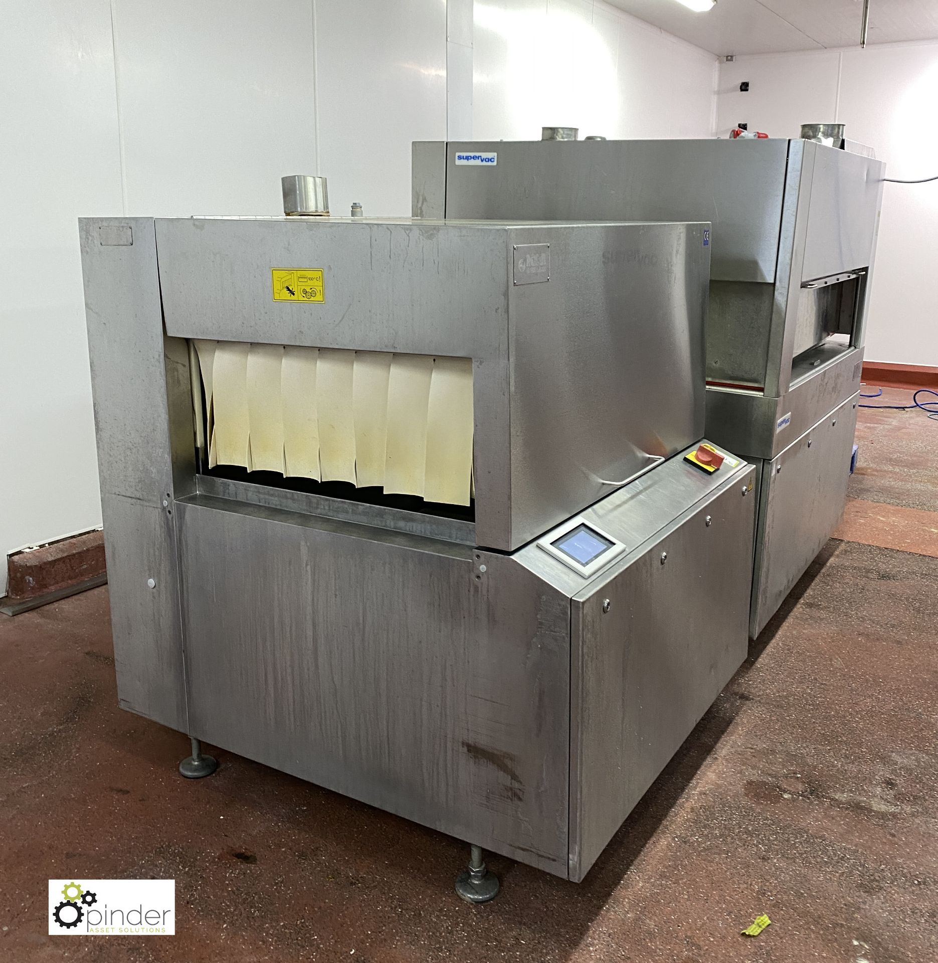 Supervac GK842B Belt Vacuum Chamber Packaging Machine, year 2009, serial number 209009, 400volts, - Image 3 of 9