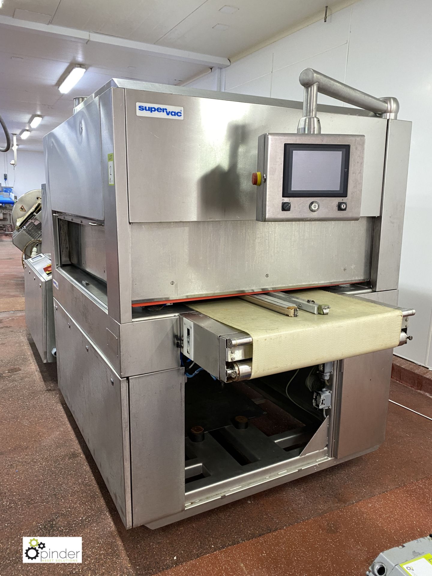 Supervac GK842B Belt Vacuum Chamber Packaging Machine, year 2009, serial number 209009, 400volts, - Image 6 of 9