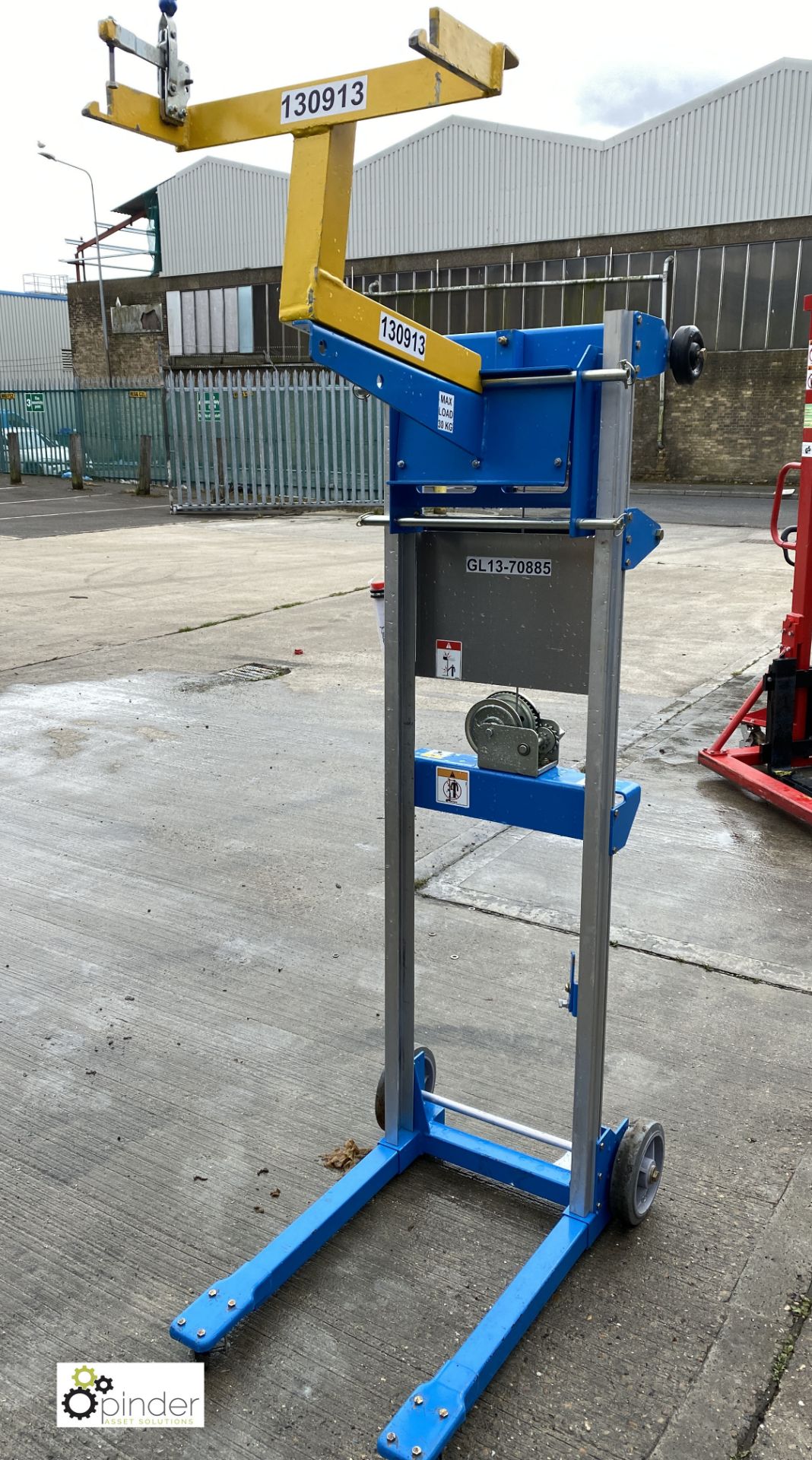 Genie Lift mobile hand operated Lifter, 30kg capacity, no crank handle (please note there is a