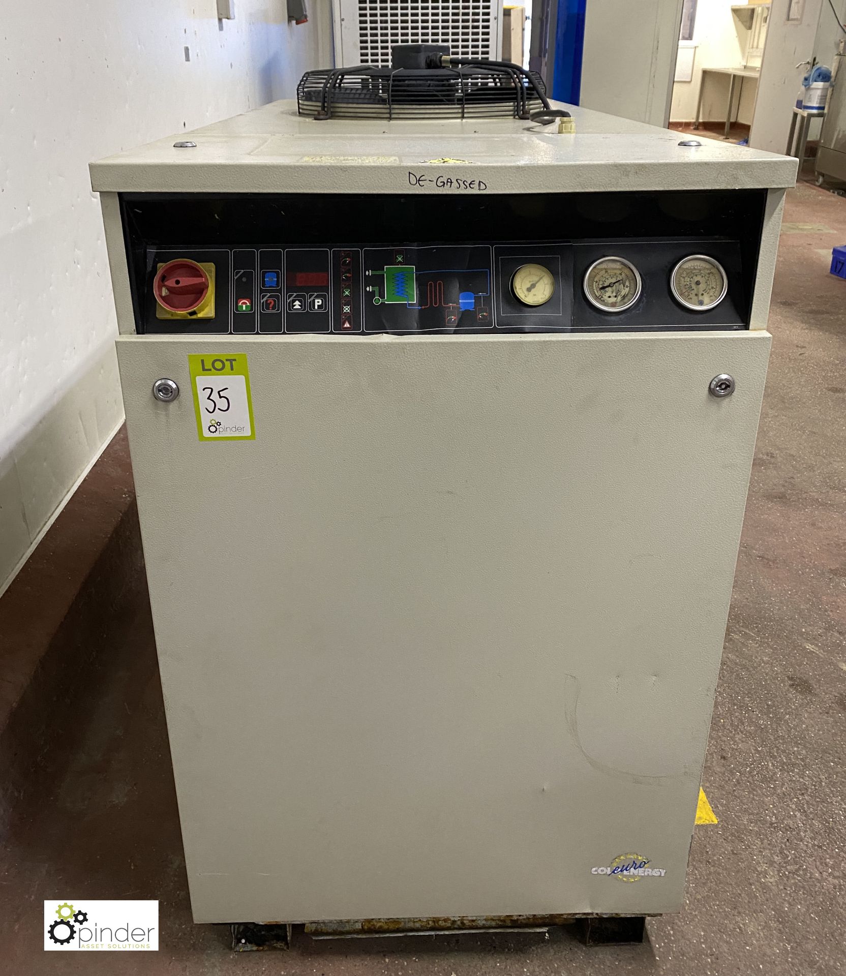 TAE081 Chiller, refrigerant R407C, year 2001, serial number 2000012133 (please note there is a - Image 2 of 4