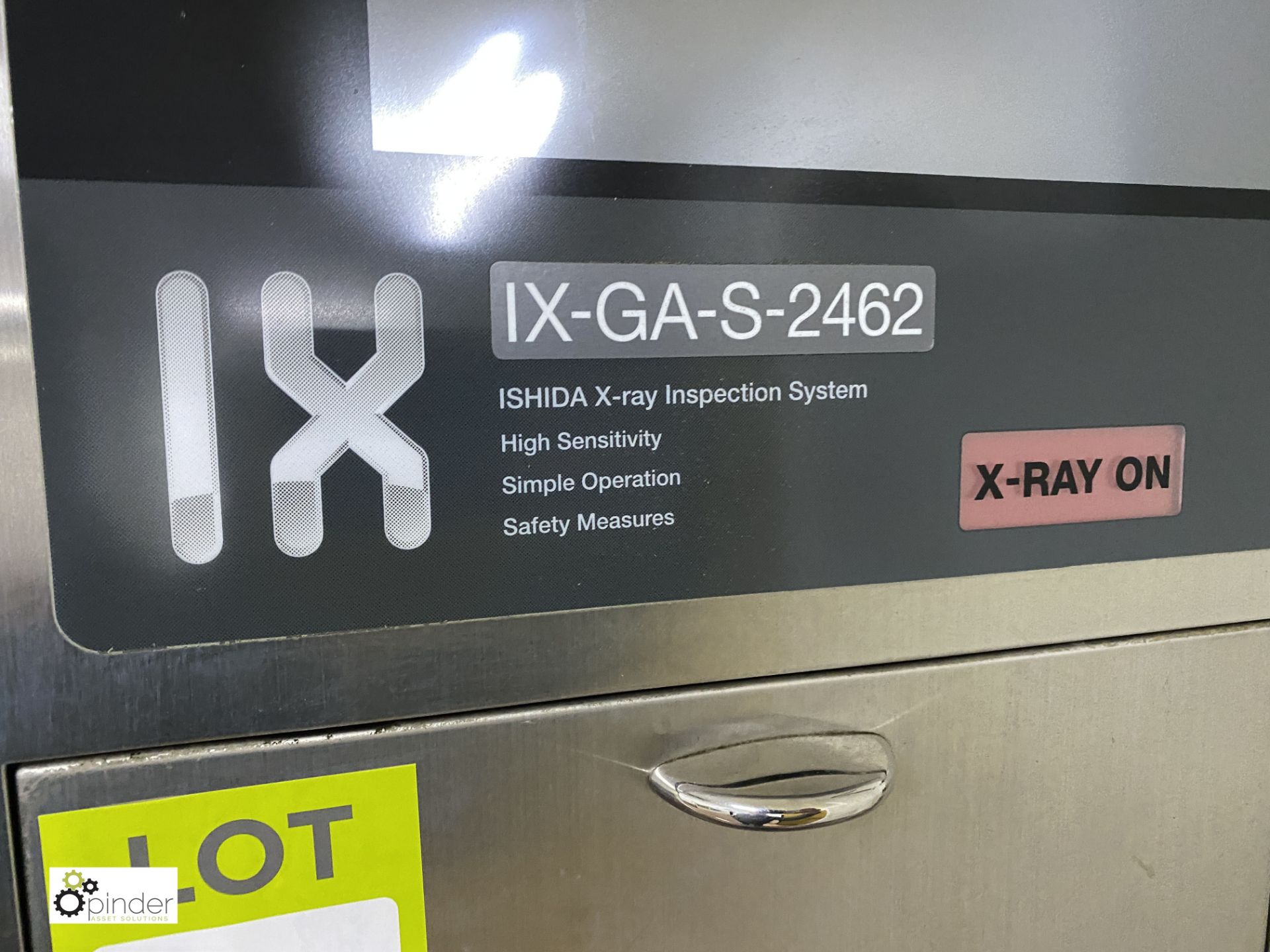 Ishida IX-GA-S-2462-D X-Ray Inspection System, 275mm belt width, year 2013, serial number 90331, - Image 6 of 7