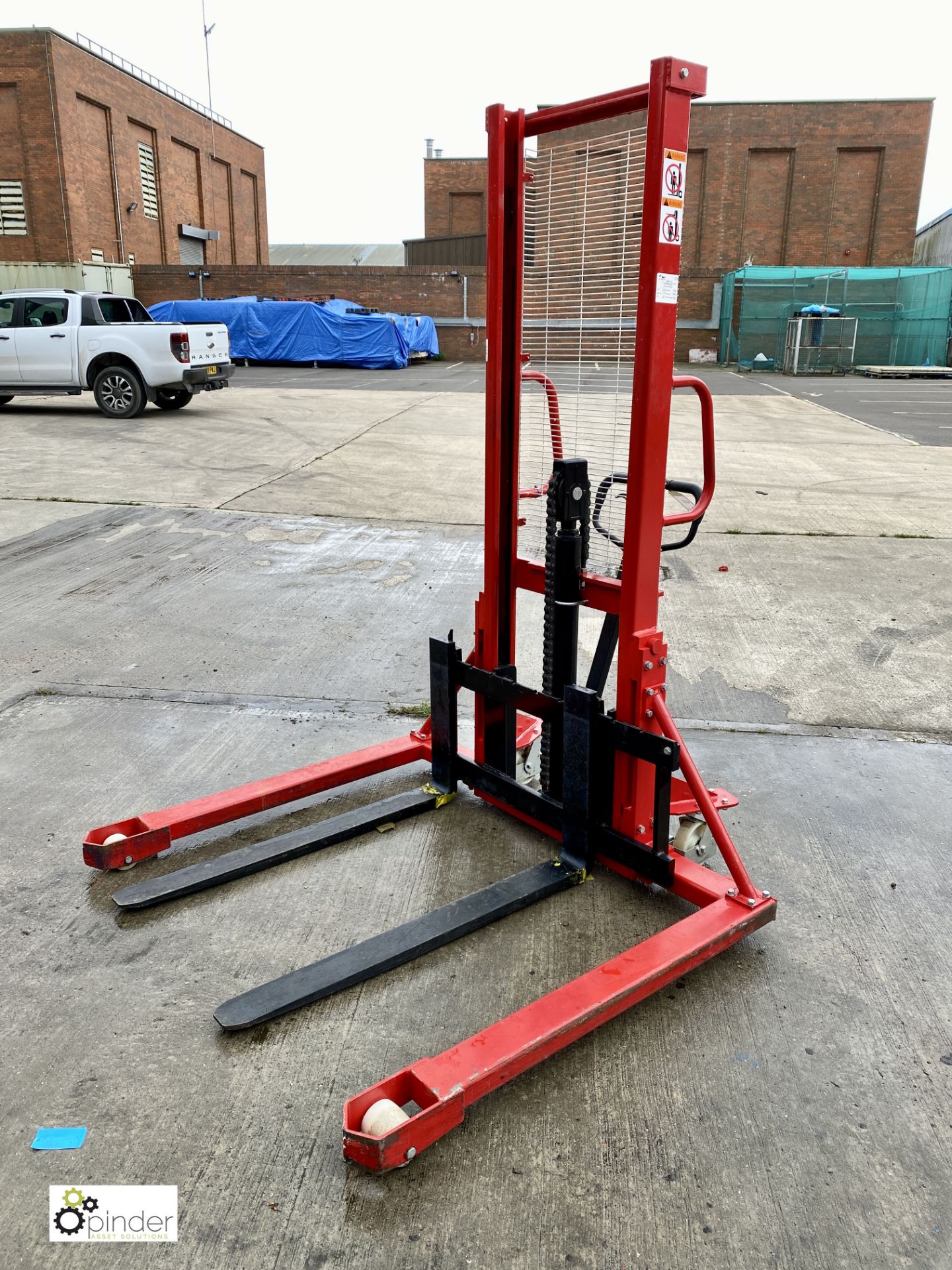 Lift Mate mobile Pallet Stacker, 1000kg capacity, 1600mm lift height, year 2011 (please note there - Image 2 of 6