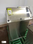 Syspal stainless steel Food Waste Bin (please note there is a lift out fee of £5 plus VAT on this