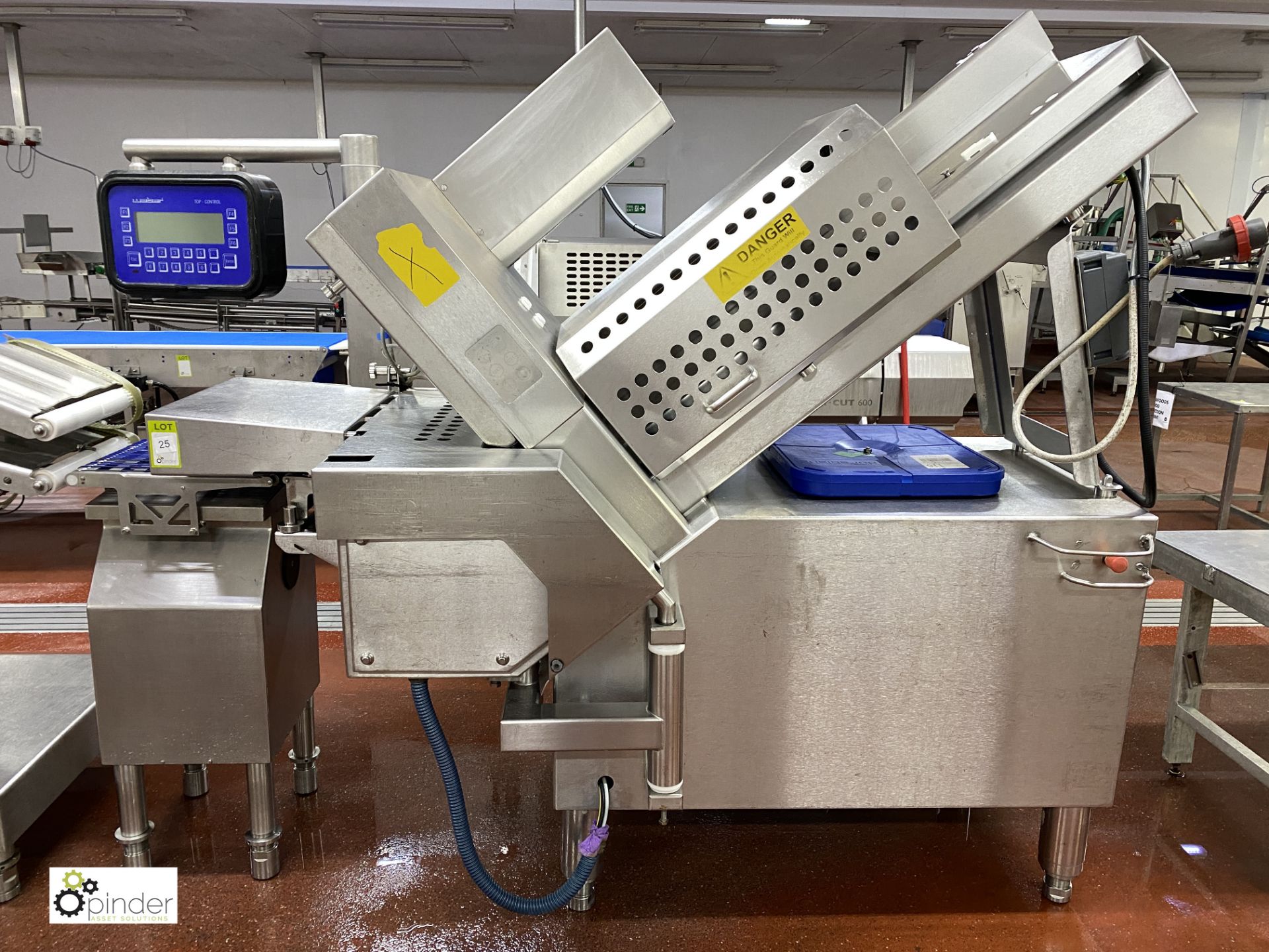 Weber type CCS402 Meat Slicing Line, 400volts, year 2006, serial number 518, with touch control - Image 2 of 15