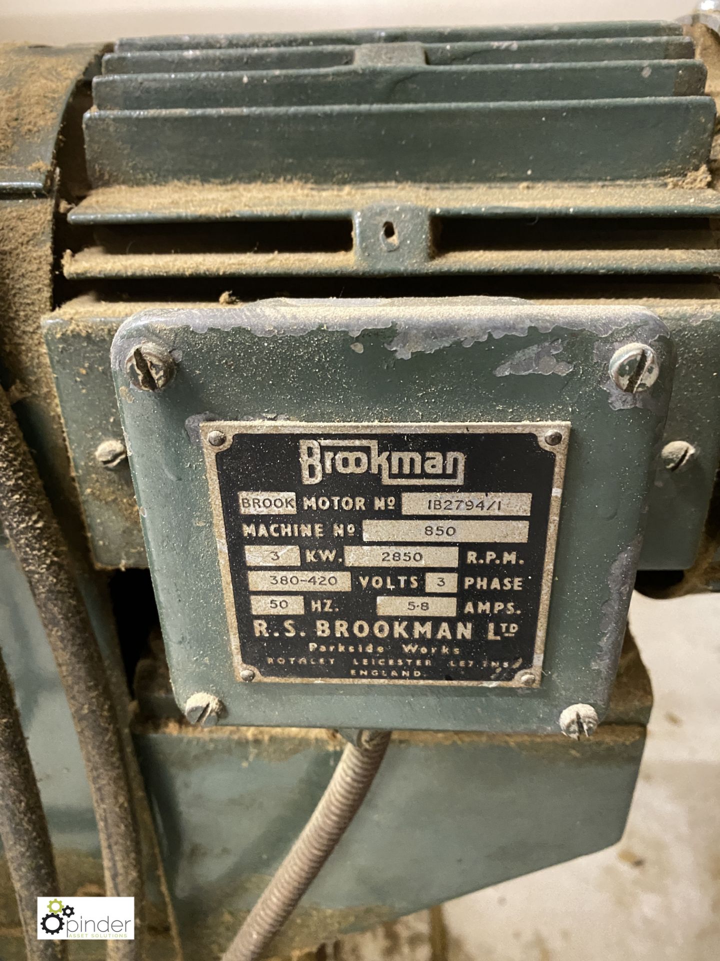 Brookman 15RPM Dovetailer, 15-head, serial number 850, 415volts - Image 8 of 10