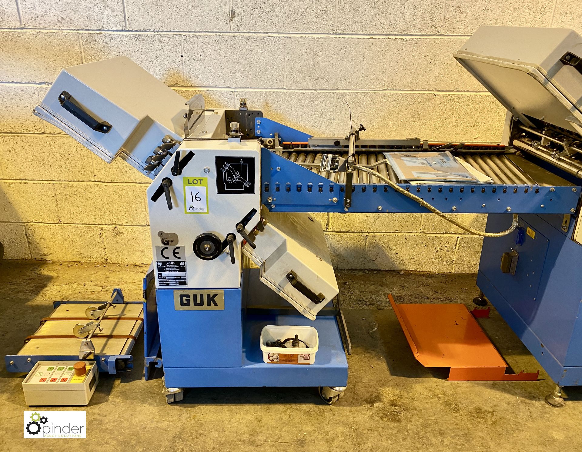 GUK FA45 Folding Line comprising continuous feeder, with counter, GUK FA36/4-4K fold unit, GUK - Image 10 of 20