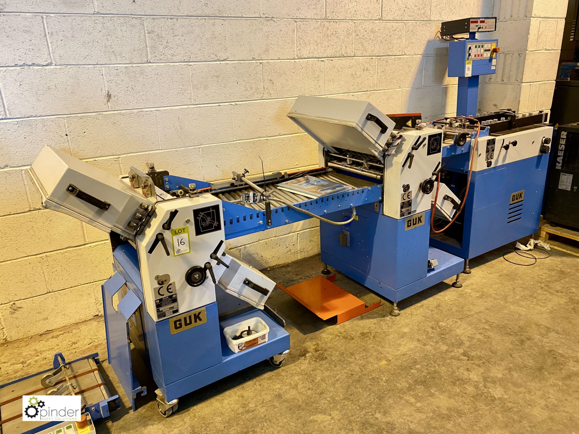 GUK FA45 Folding Line comprising continuous feeder, with counter, GUK FA36/4-4K fold unit, GUK - Image 19 of 20