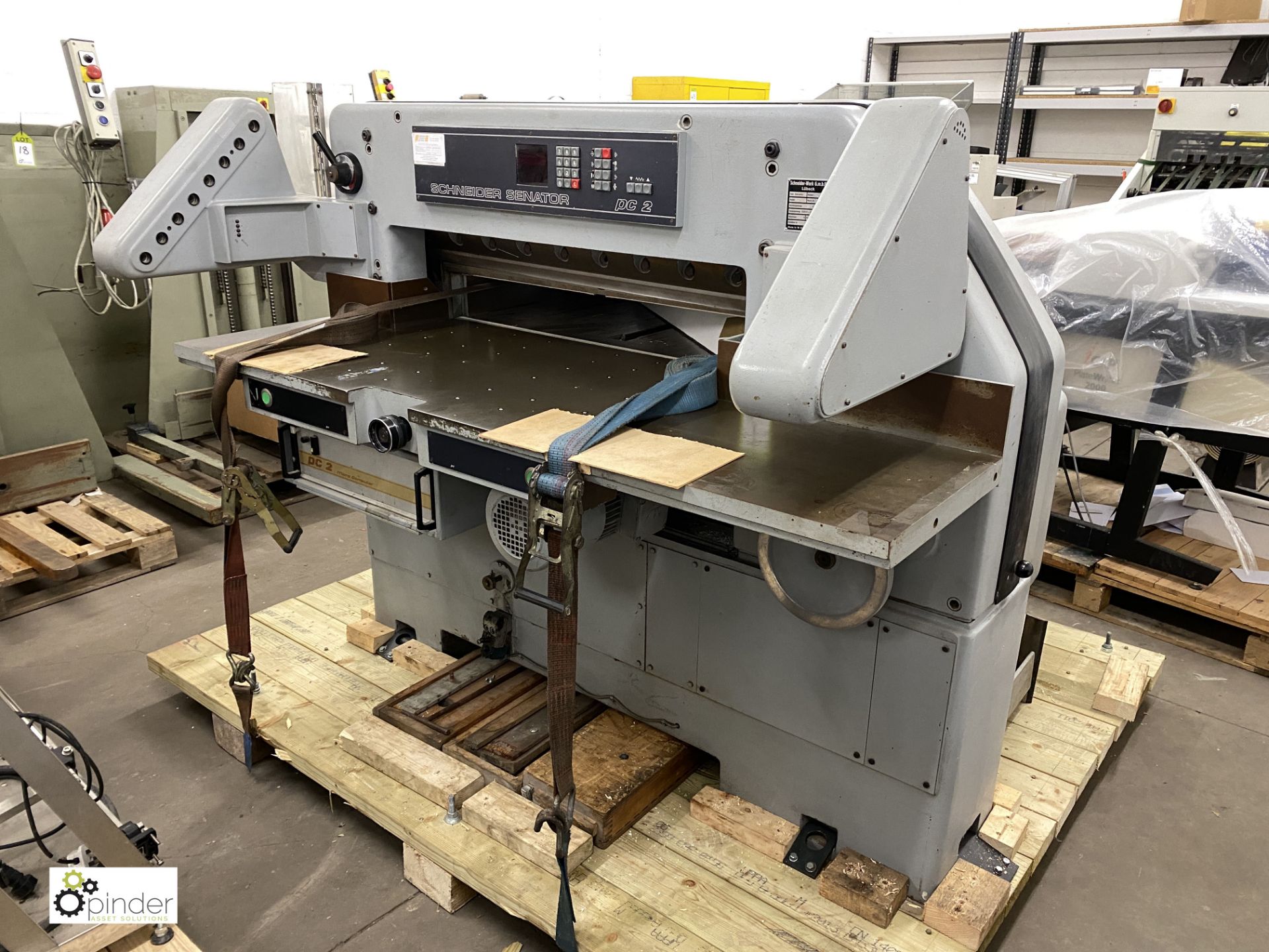 Schneider Senator Guillotine 92 PC 2 Guillotine, 920mm cutting width (this lot is located in - Image 2 of 10