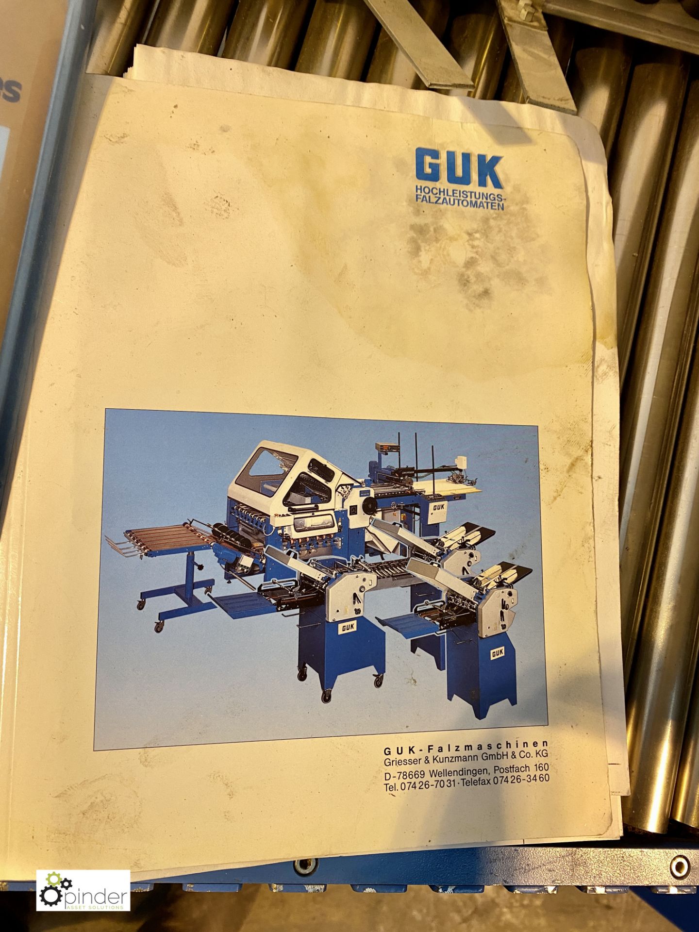 GUK FA45 Folding Line comprising continuous feeder, with counter, GUK FA36/4-4K fold unit, GUK - Image 18 of 20