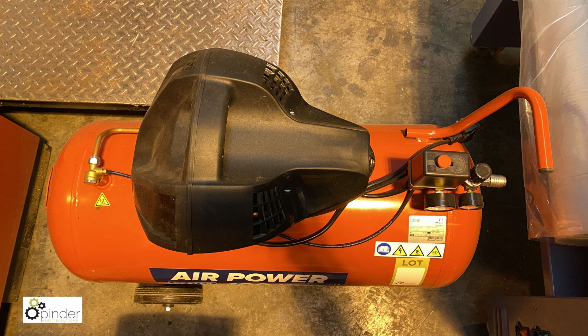 Sealey Air Power mobile receiver mounted Air Compressor, 8bar max working pressure, 240volts (please - Image 4 of 5