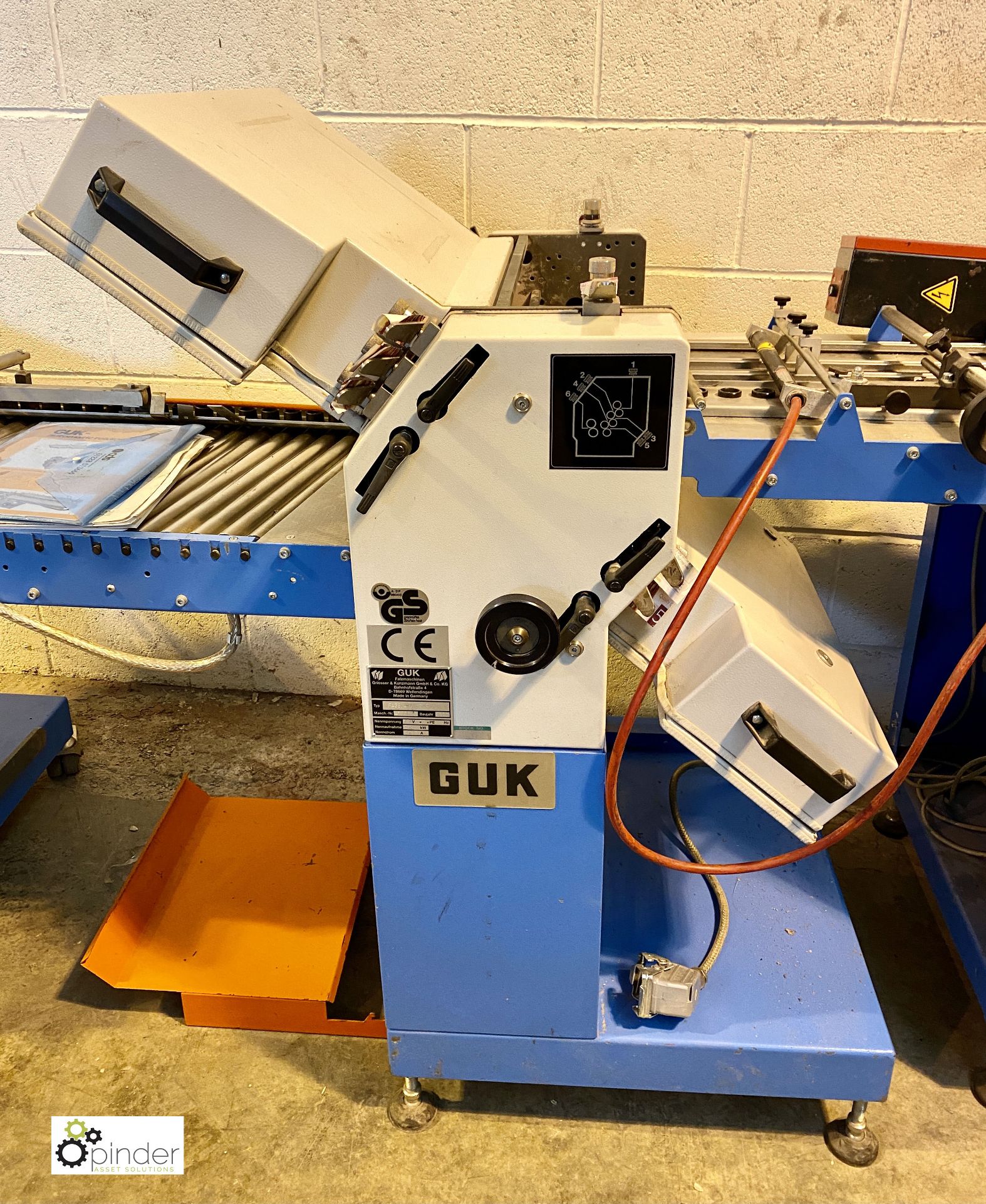 GUK FA45 Folding Line comprising continuous feeder, with counter, GUK FA36/4-4K fold unit, GUK - Image 8 of 20