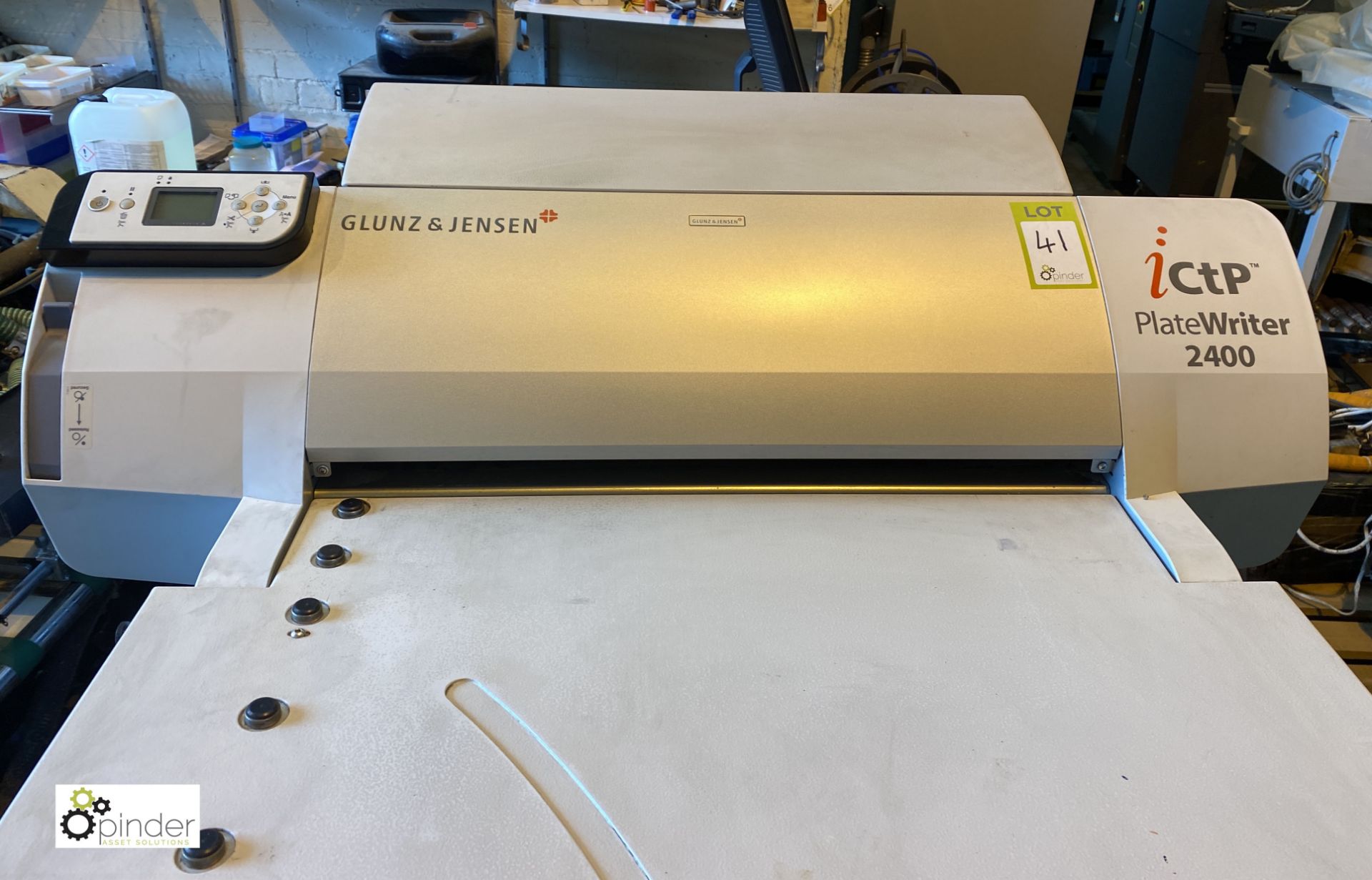 Glunz & Jensen iCtp Plate Writer 2400, with ink spares, etc (please note there is a lift out fee - Image 4 of 9