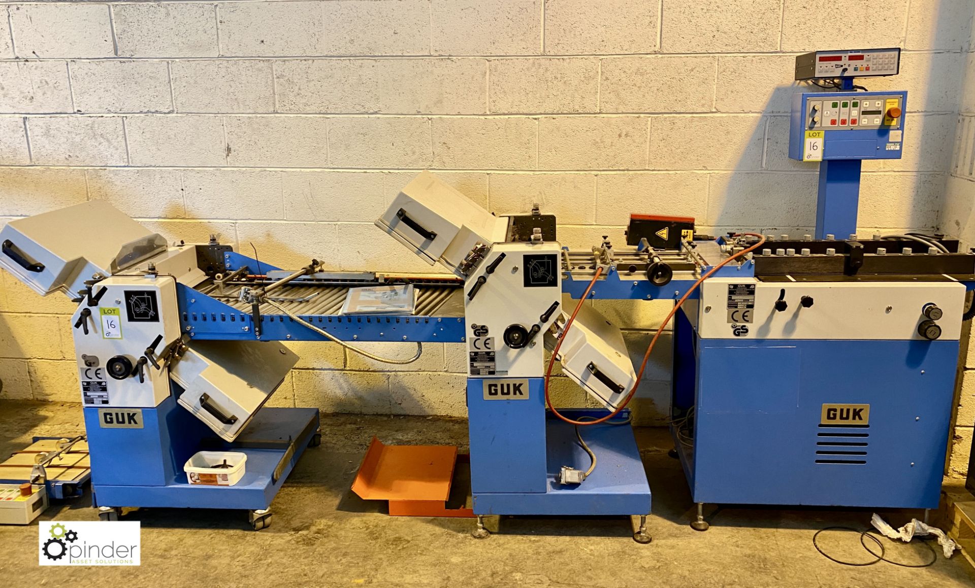 GUK FA45 Folding Line comprising continuous feeder, with counter, GUK FA36/4-4K fold unit, GUK - Image 20 of 20