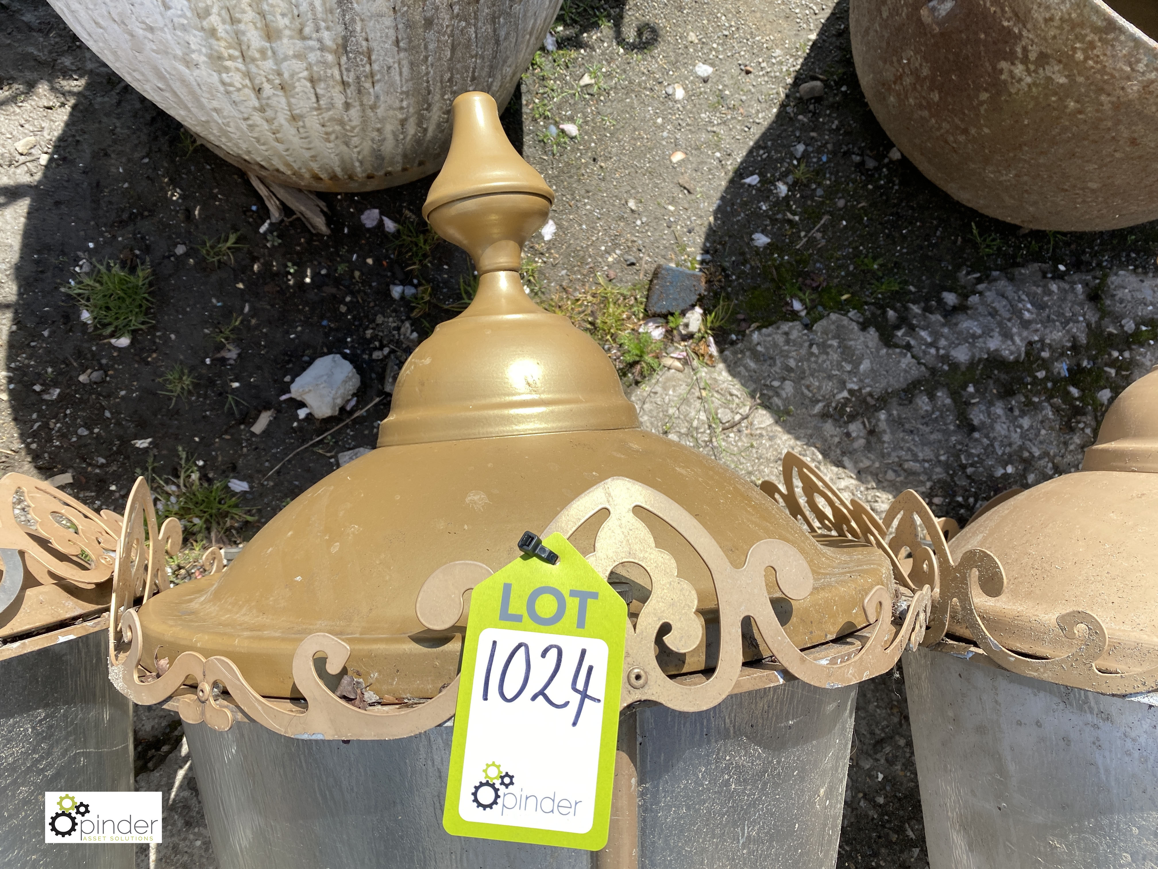 Mid 1900’s decorative metal Lamp Post Lanterns, 38 - Image 2 of 3