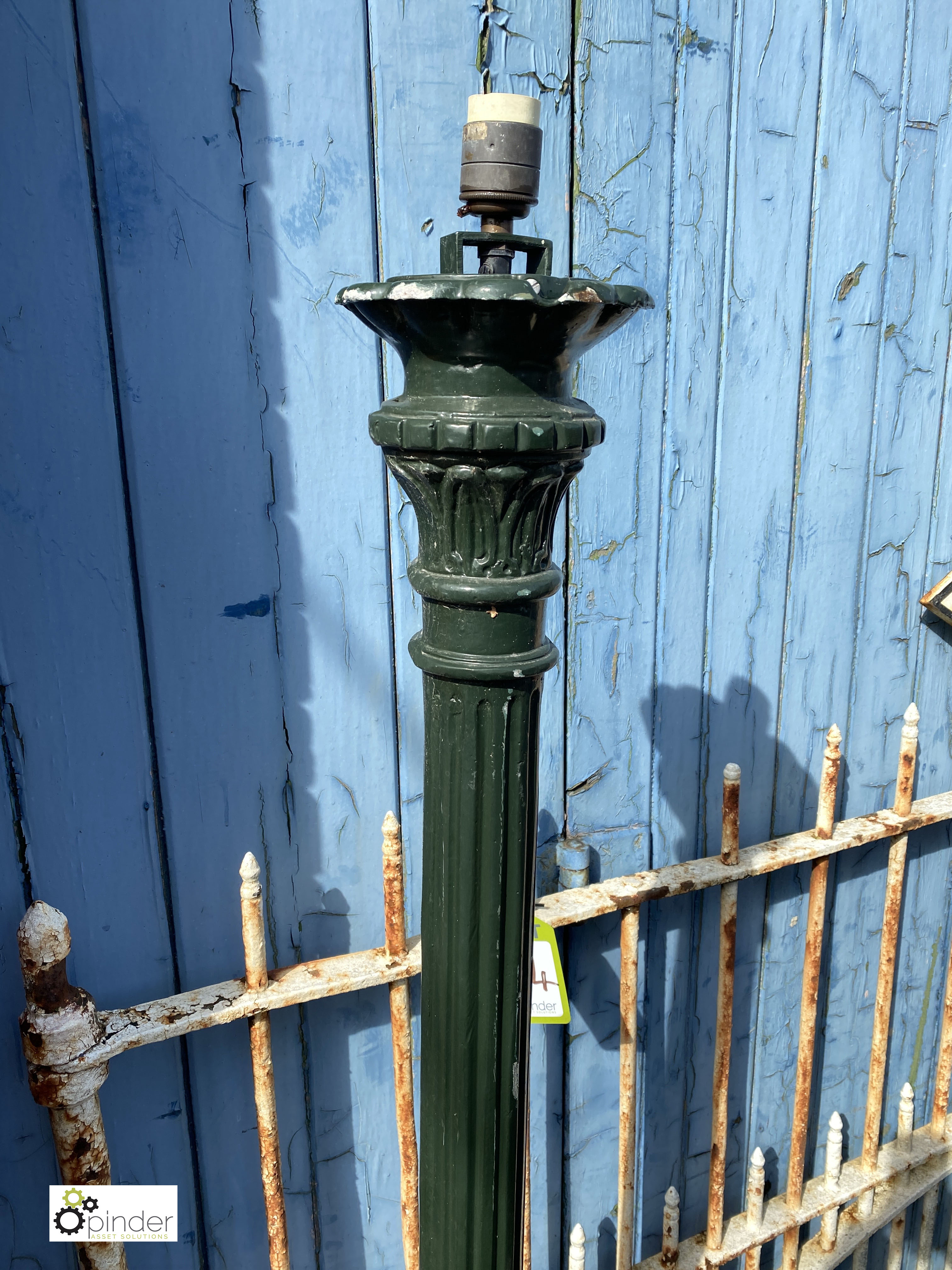 Andy Thornton original decorative metal Lamp Post, - Image 2 of 4