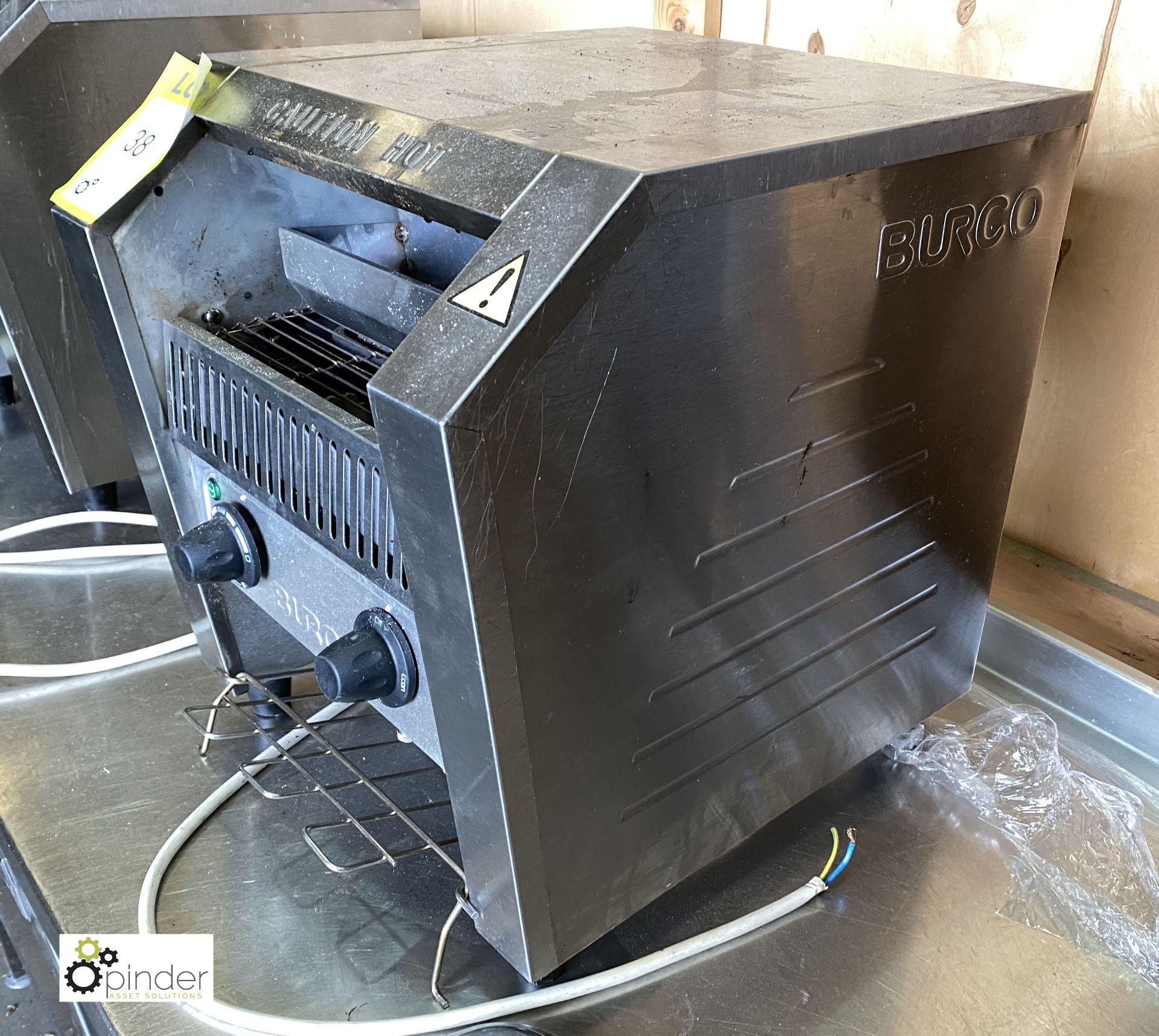 Burco BC TSCBV01 stainless steel Conveyor Toaster, 240volts (LOCATION: Stanningley, Leeds) - Image 3 of 4