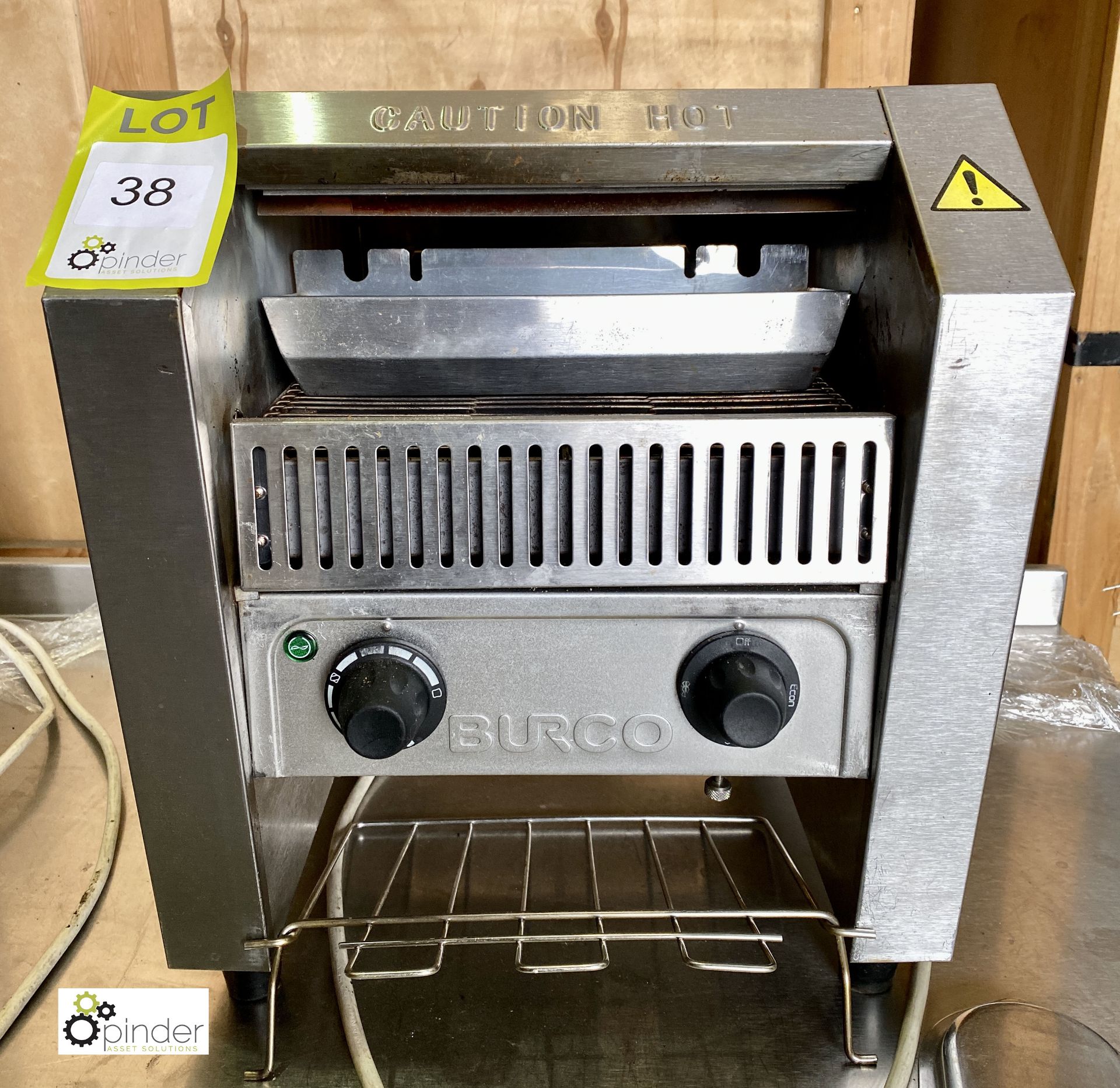 Burco BC TSCBV01 stainless steel Conveyor Toaster, 240volts (LOCATION: Stanningley, Leeds)