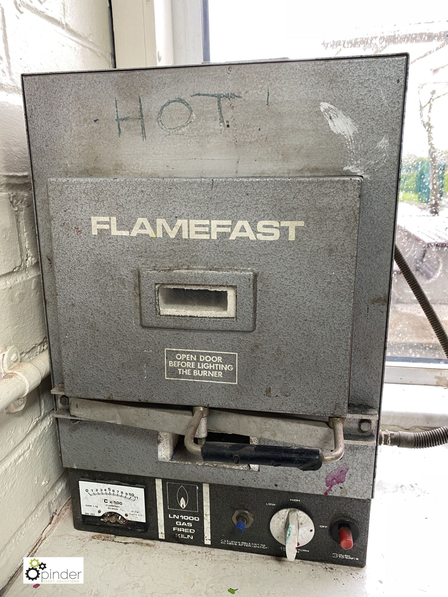 Flamefast LN1000 gas fired Kiln (in Tec 3 room) (LOCATION: Guiseley, Leeds)