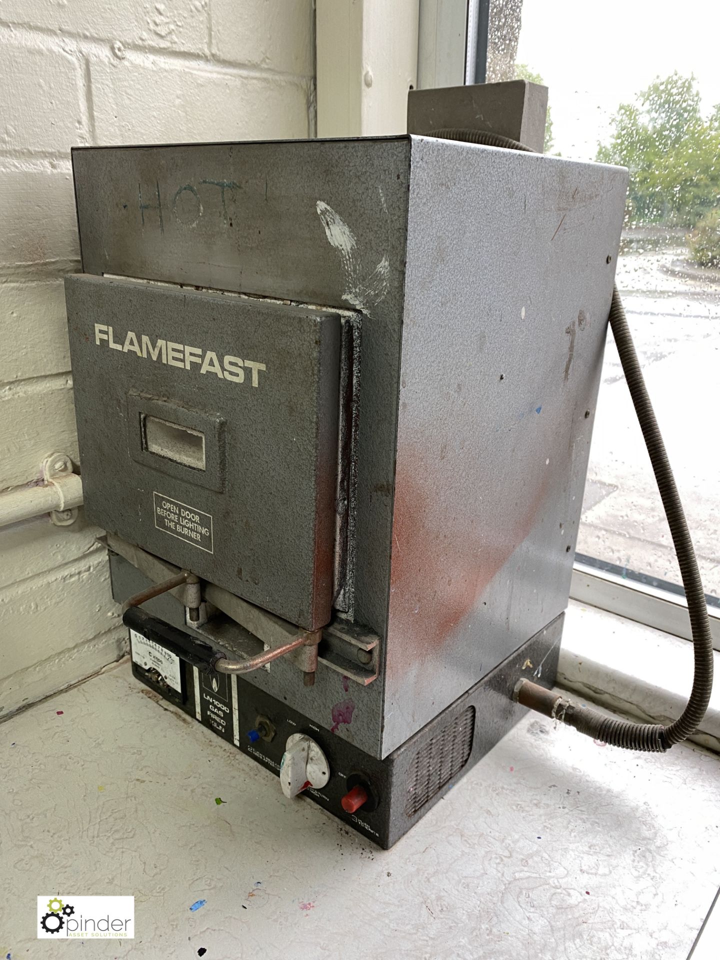 Flamefast LN1000 gas fired Kiln (in Tec 3 room) (LOCATION: Guiseley, Leeds) - Image 3 of 3