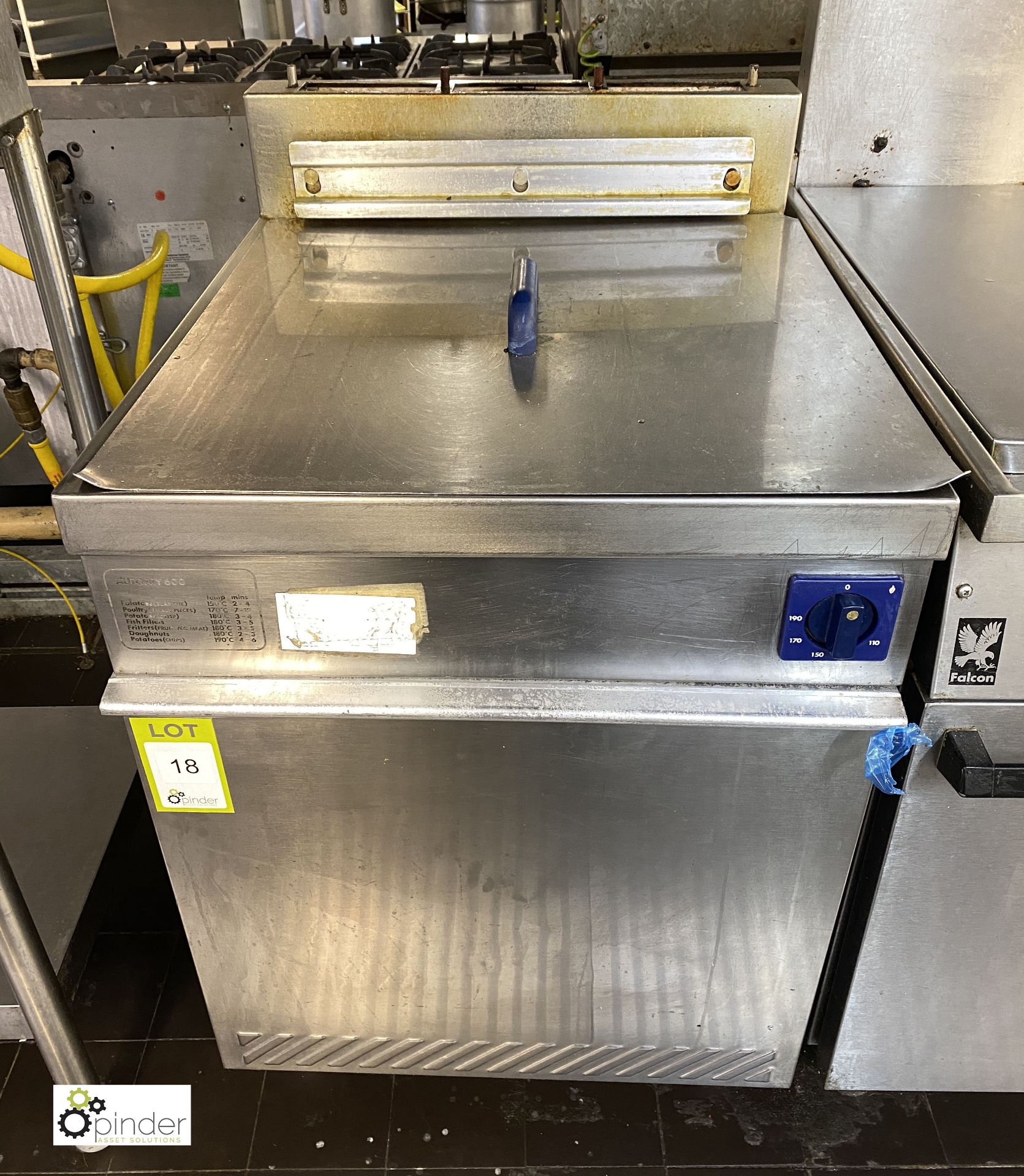 Stott Benham Autofry 600 twin basket Deep Fat Fryer, gas fired, 600mm x 700mm x 860mm (in